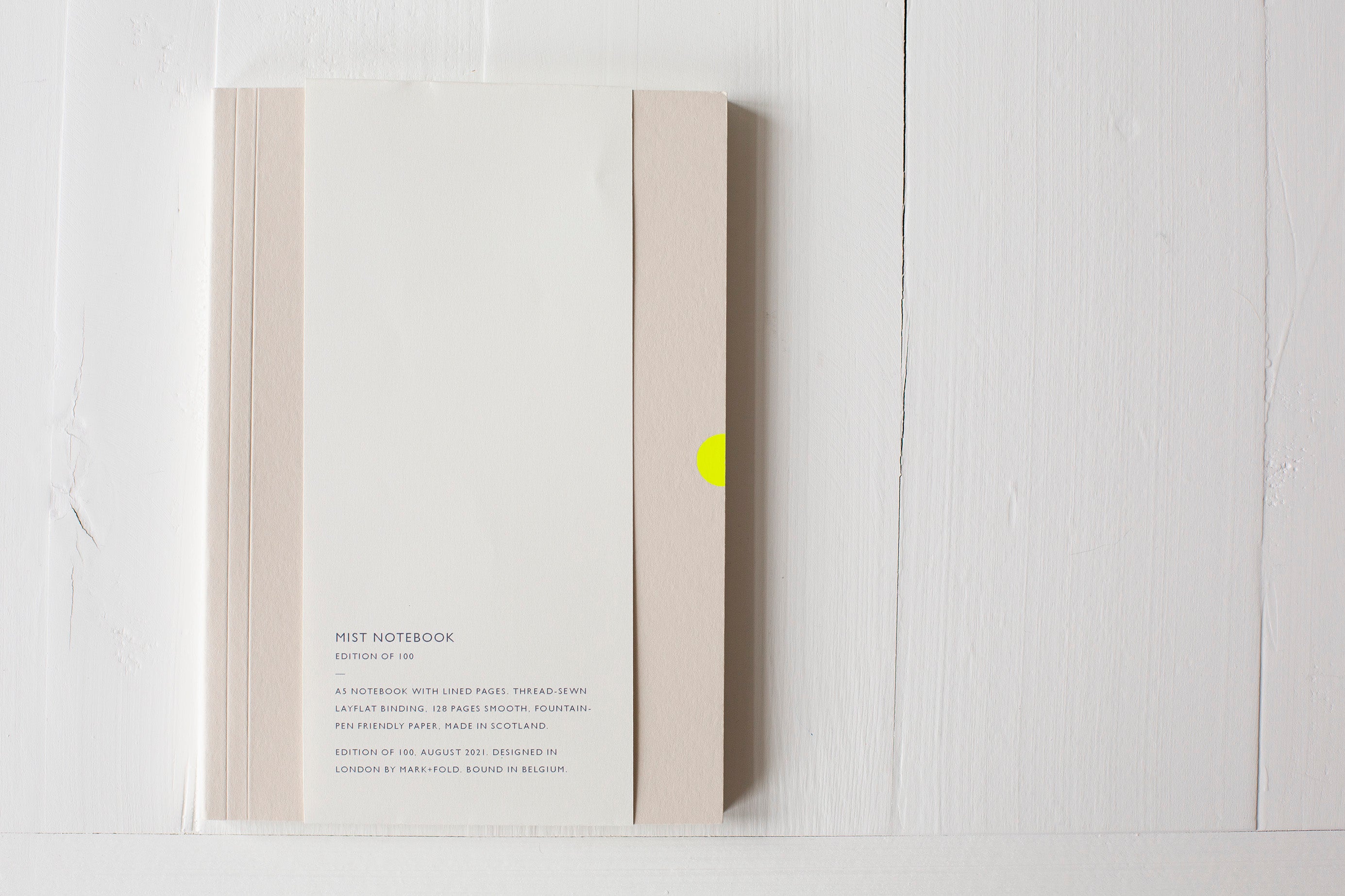 Mark + Fold Mist Notebook - Lined