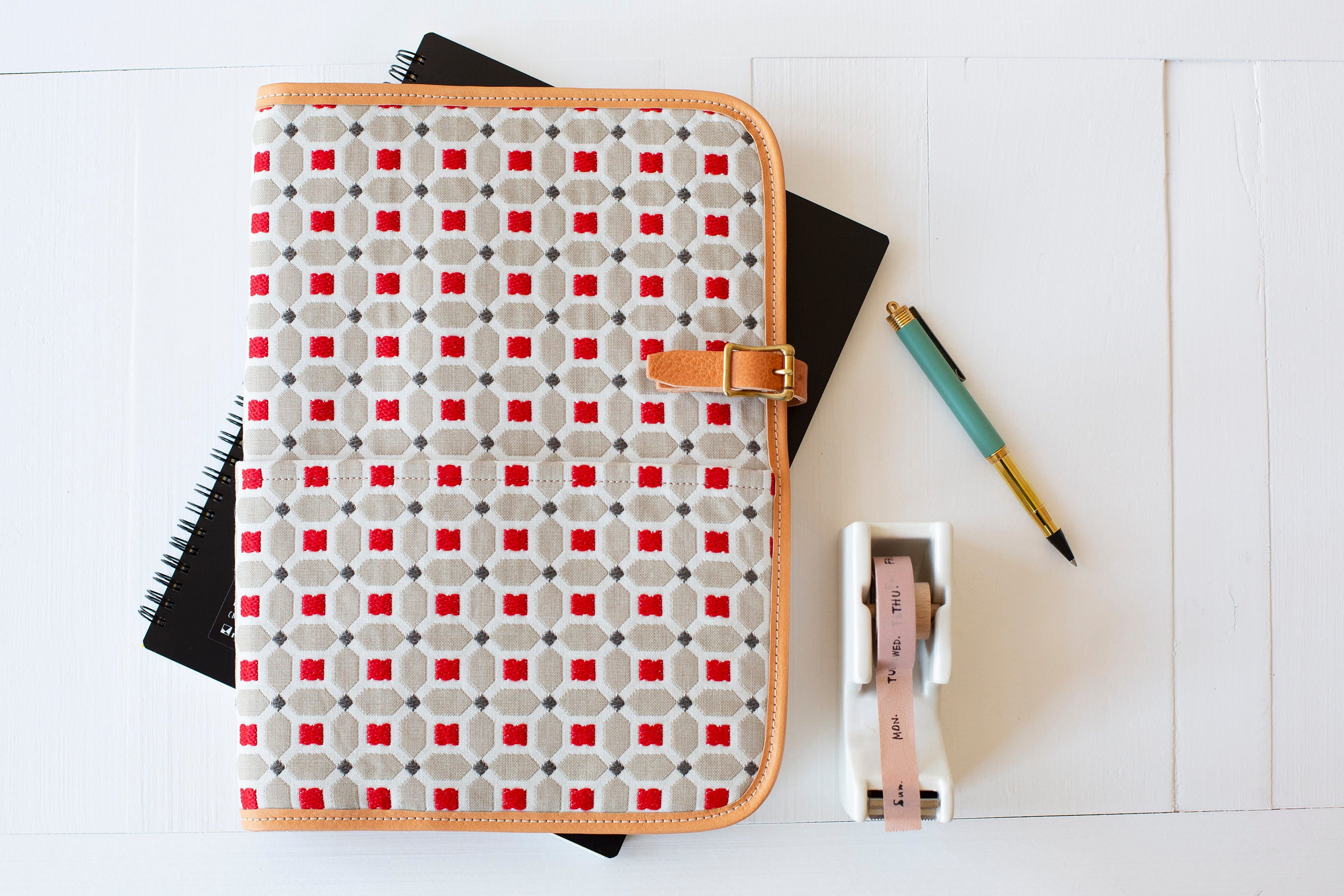 Jim Thompson Fabric A4 Notebook Cover - Hopscotch