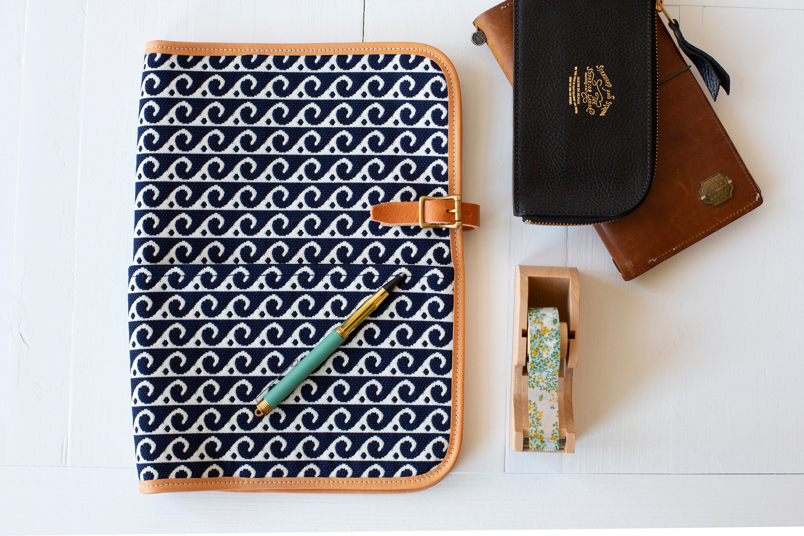 Jim Thompson Fabric A4 Notebook Cover - Surf's Up