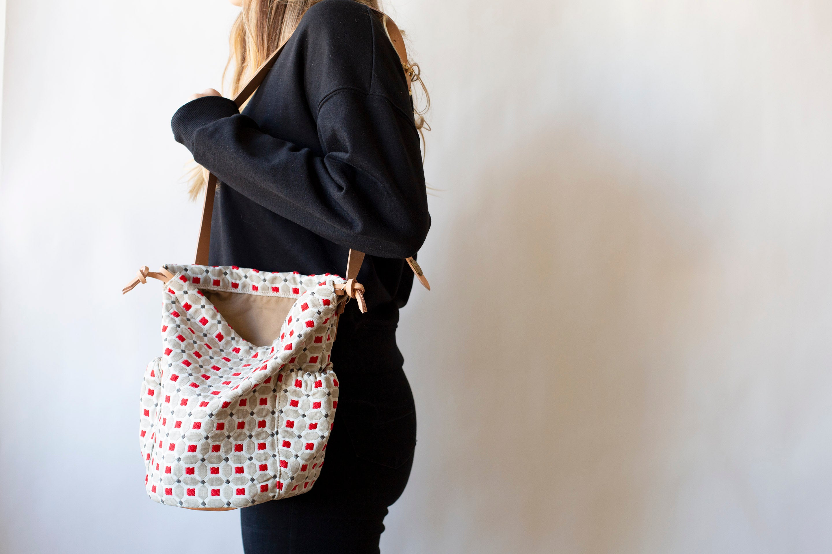 Jim Thompson Kinchaku Bag - Hopscotch