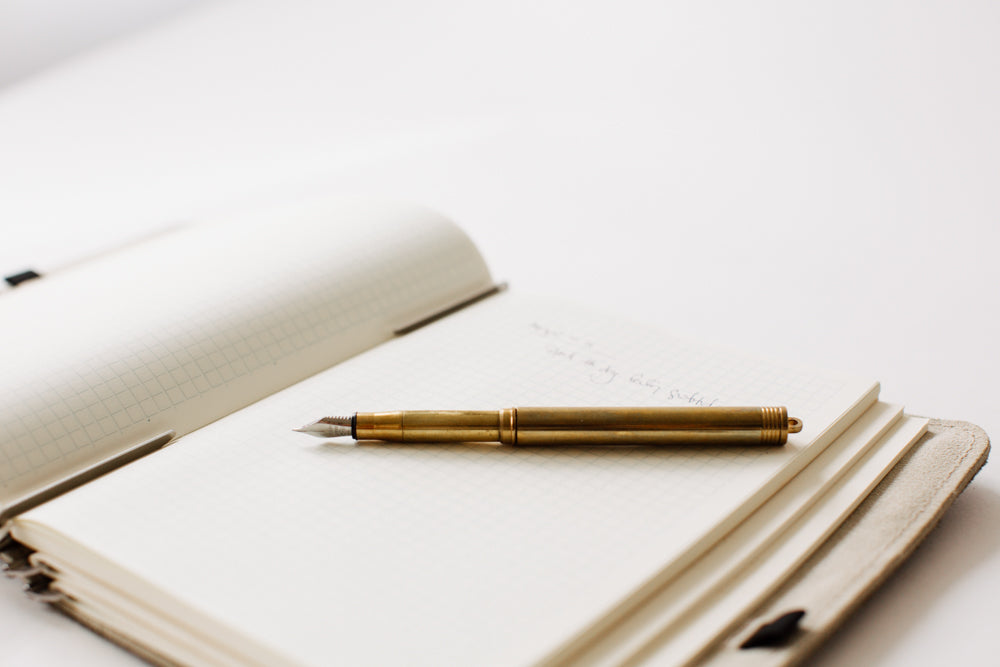 Brass Fountain Pen - Solid Brass