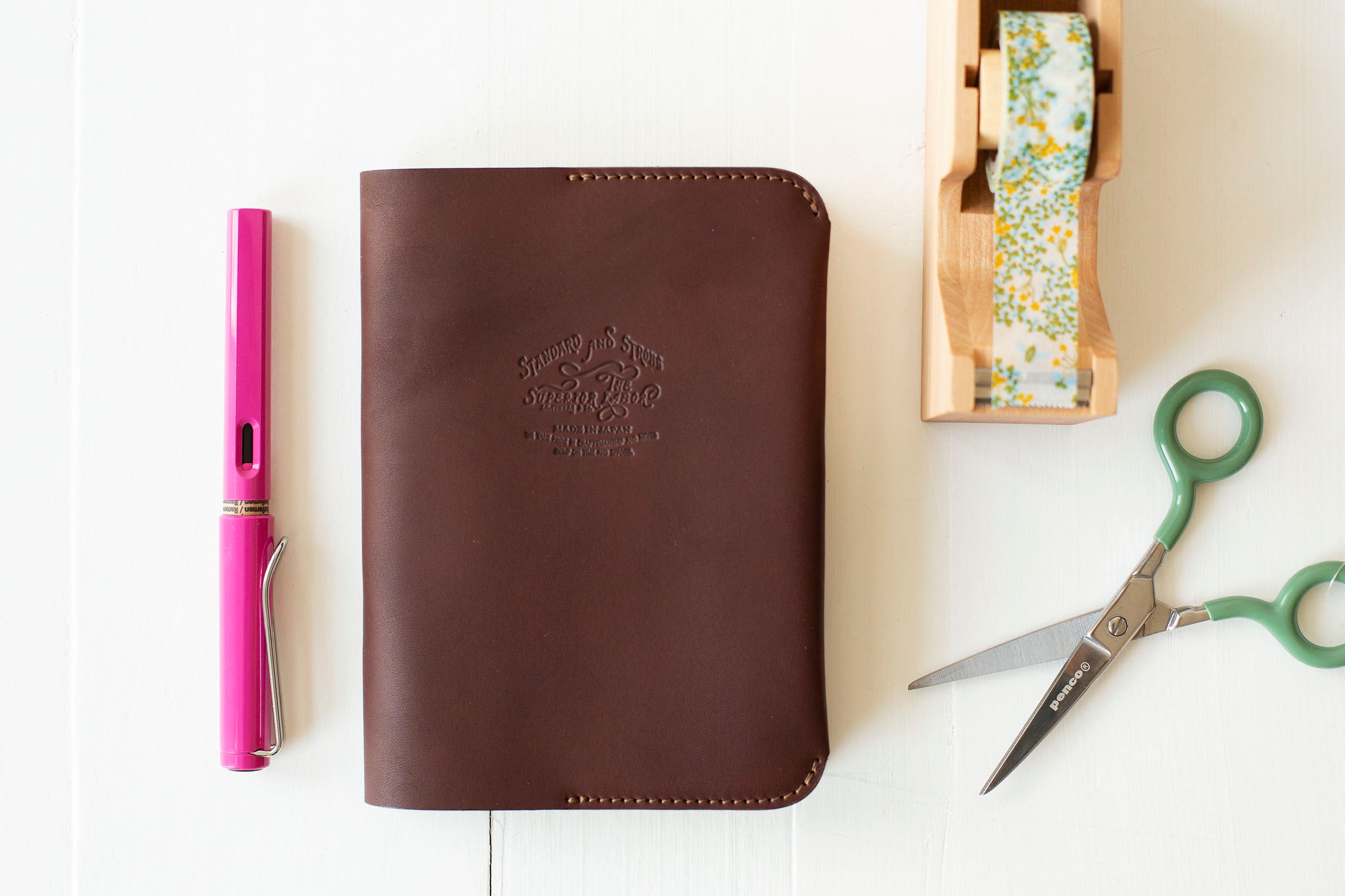 A6 Notebook Cover - Dark Brown