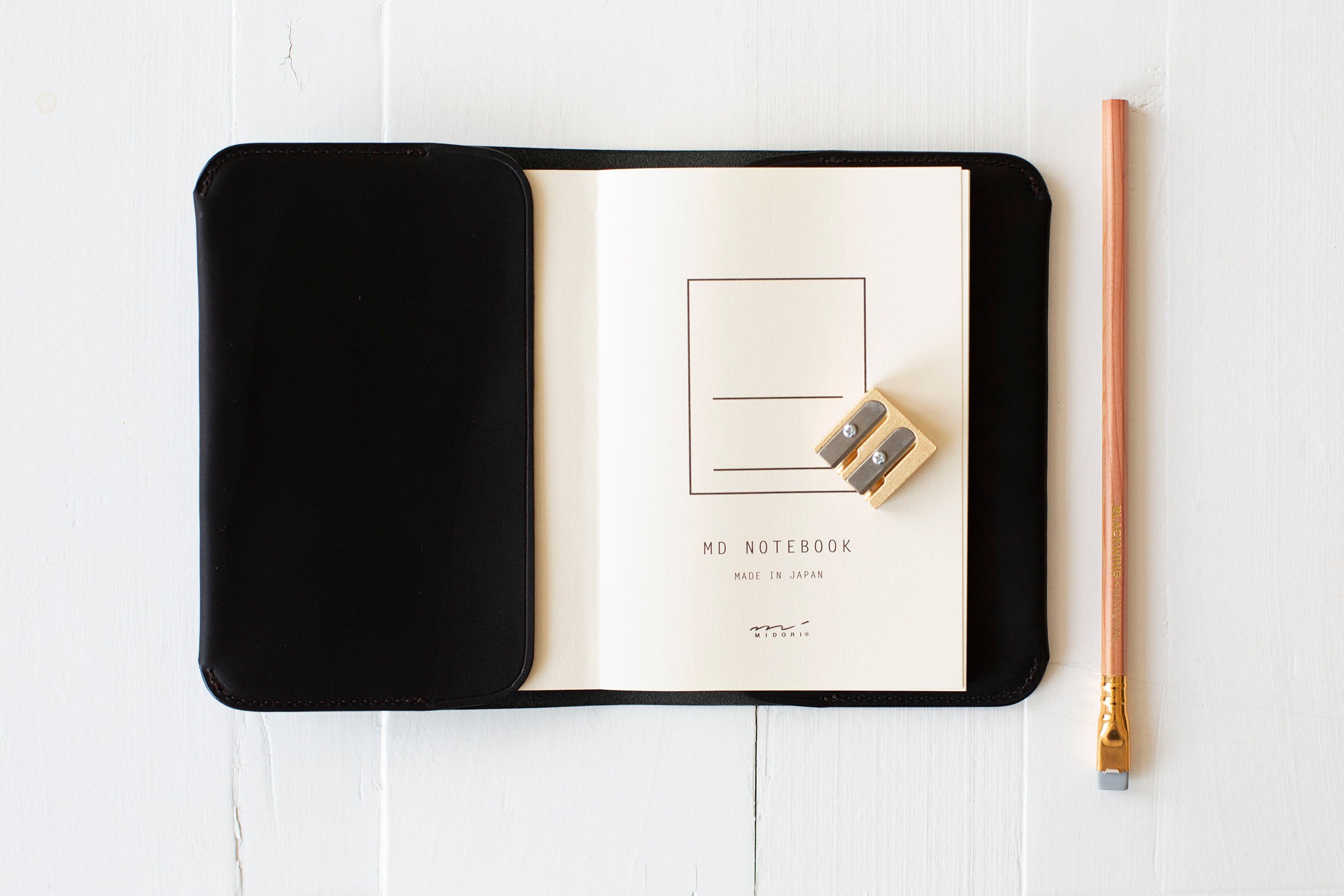 A6 Notebook Cover - Black