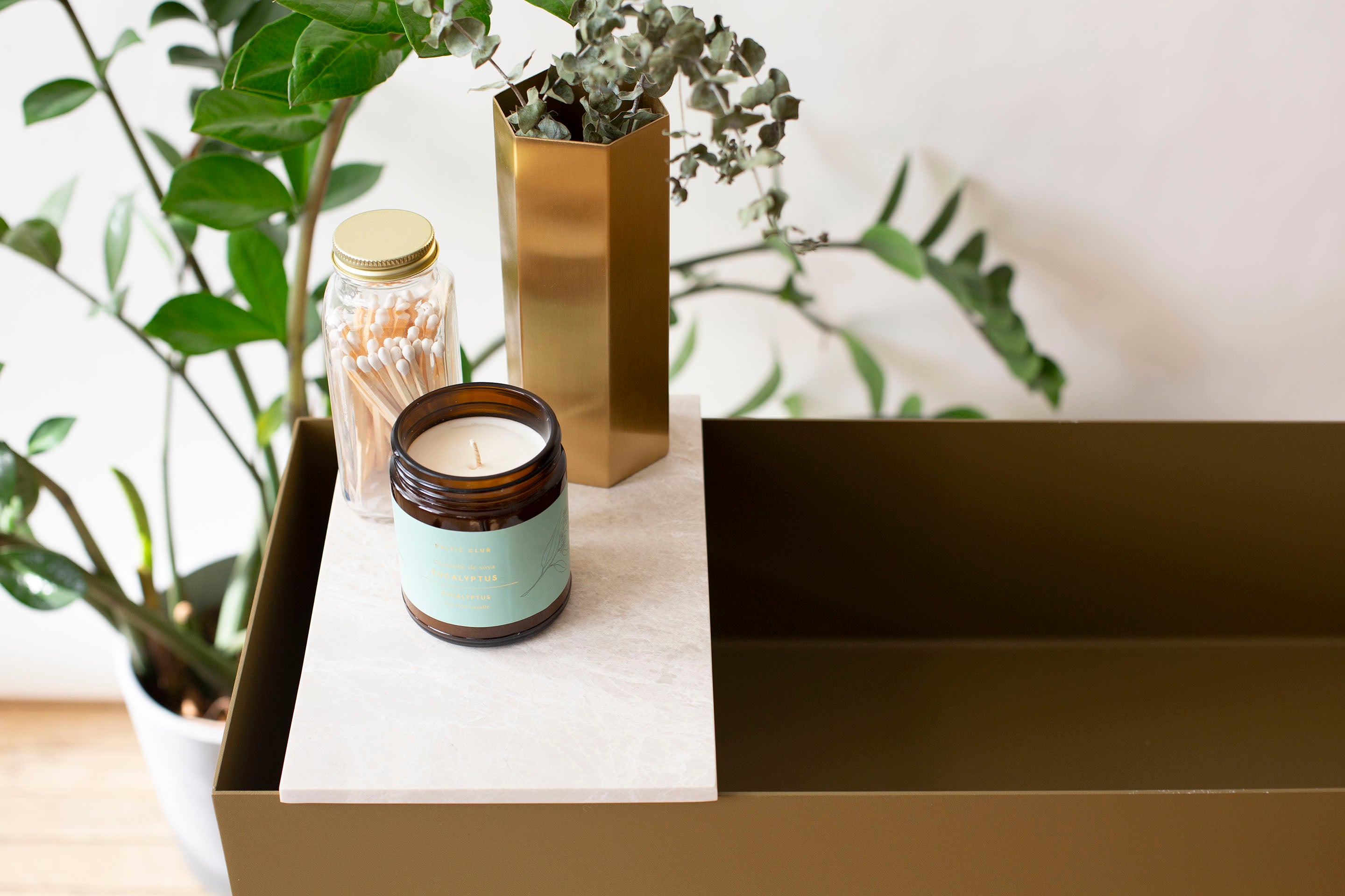 Tray for Plant Box - Marble