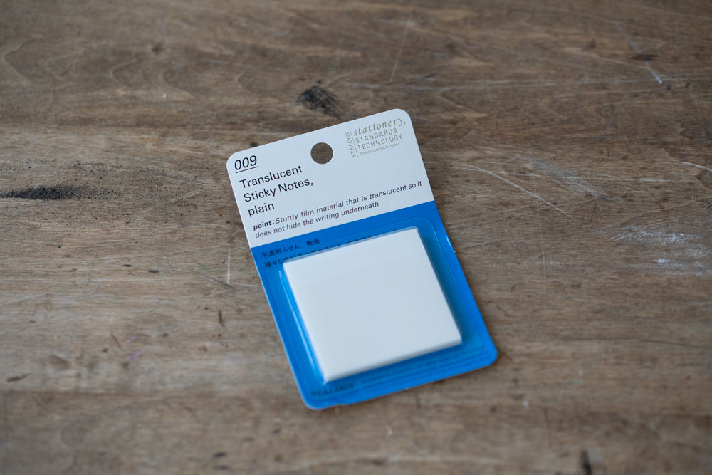 009 Translucent Sticky Notes - Plain 50 mm