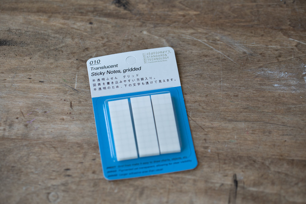 010 Translucent Sticky Notes - Gridded 15 mm