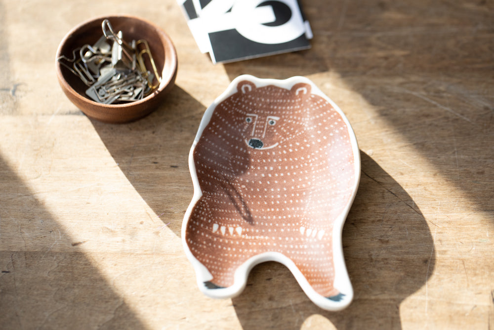 KATA KATA Medium Dish - Brown Bear