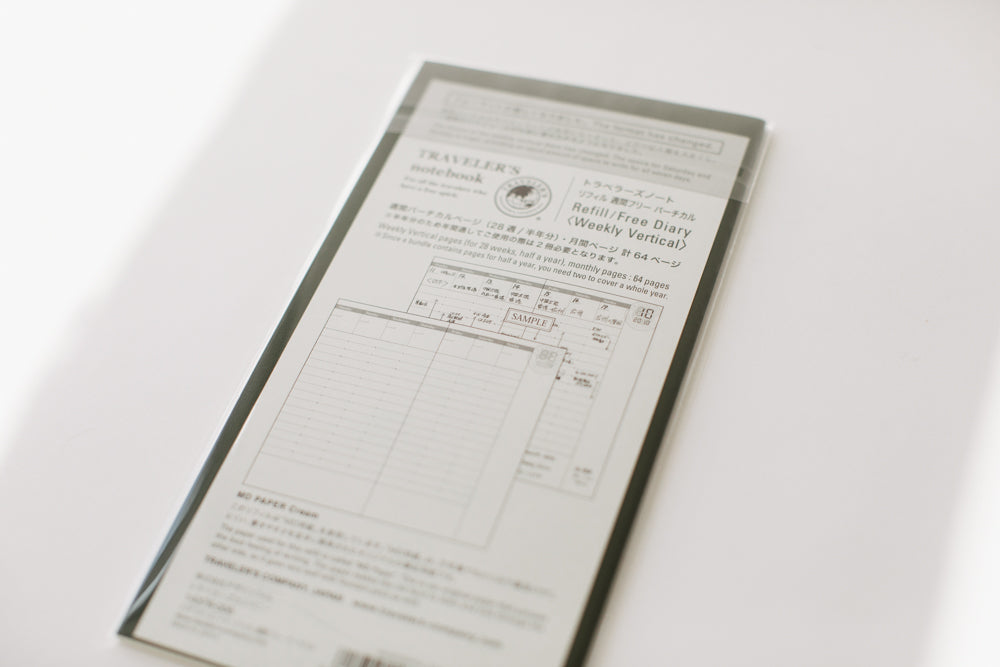 018 Weekly Diary - Regular Size Refill