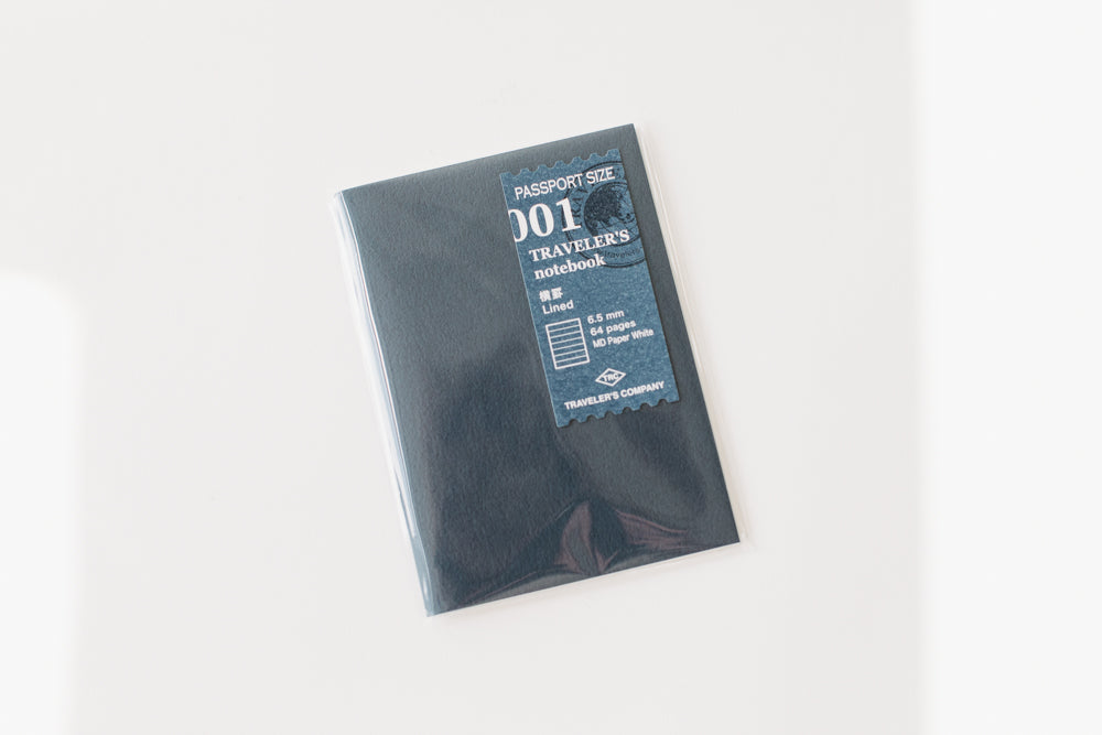 001 Lined - Passport Size Refill