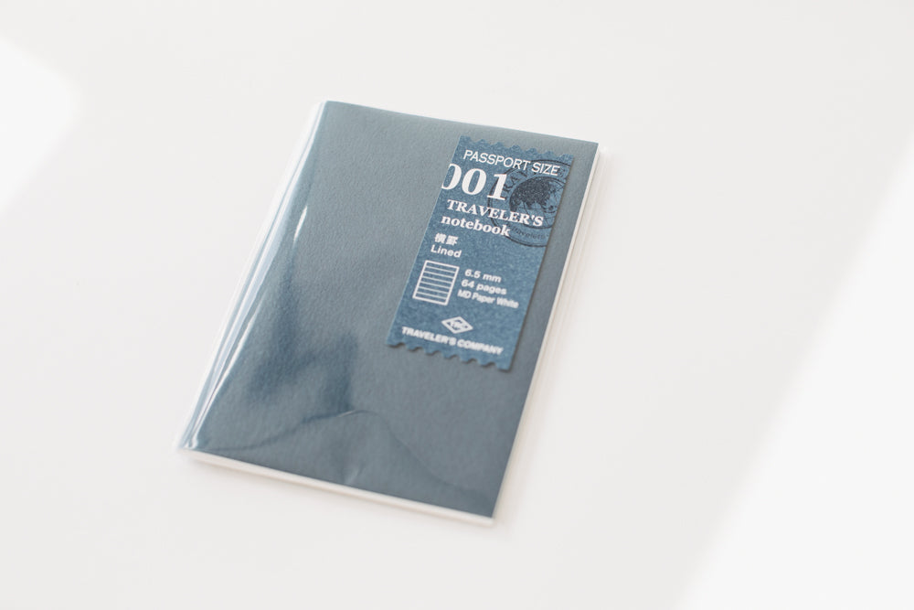 001 Lined - Passport Size Refill