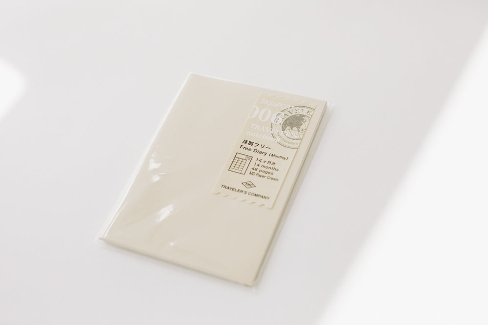 006 Monthly Diary - Passport Size Refill
