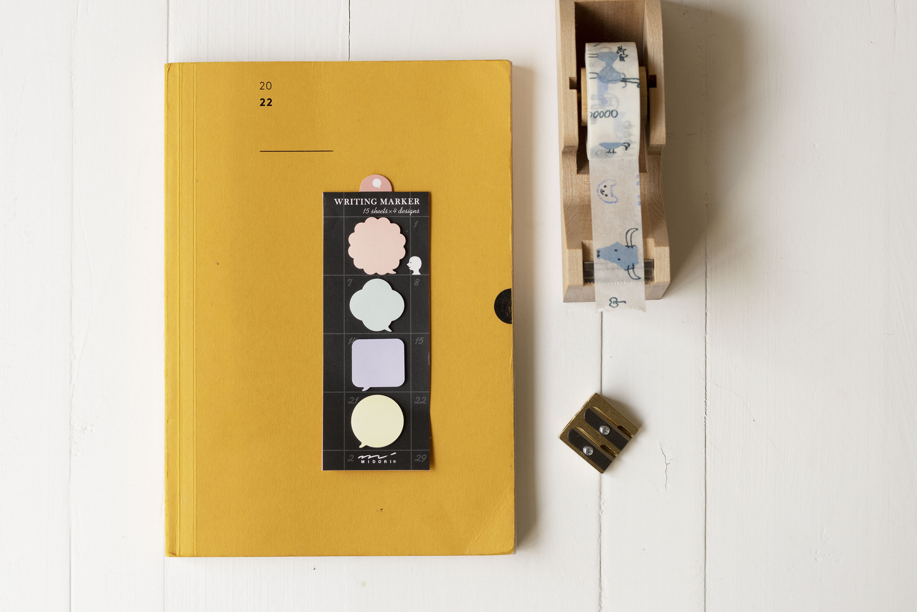 Midori Sticky Memo Writing Marker Block