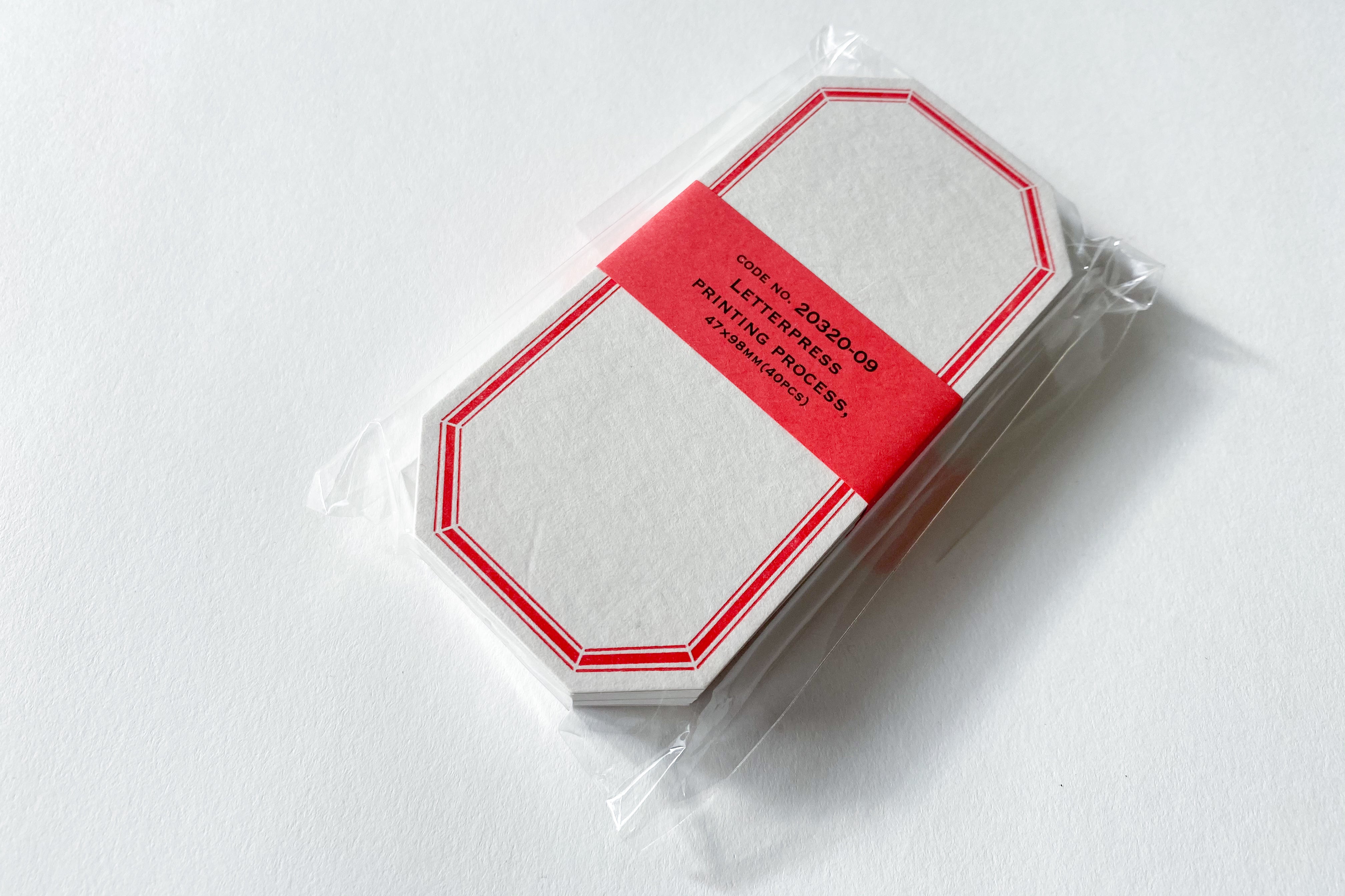 Letterpress Label Card