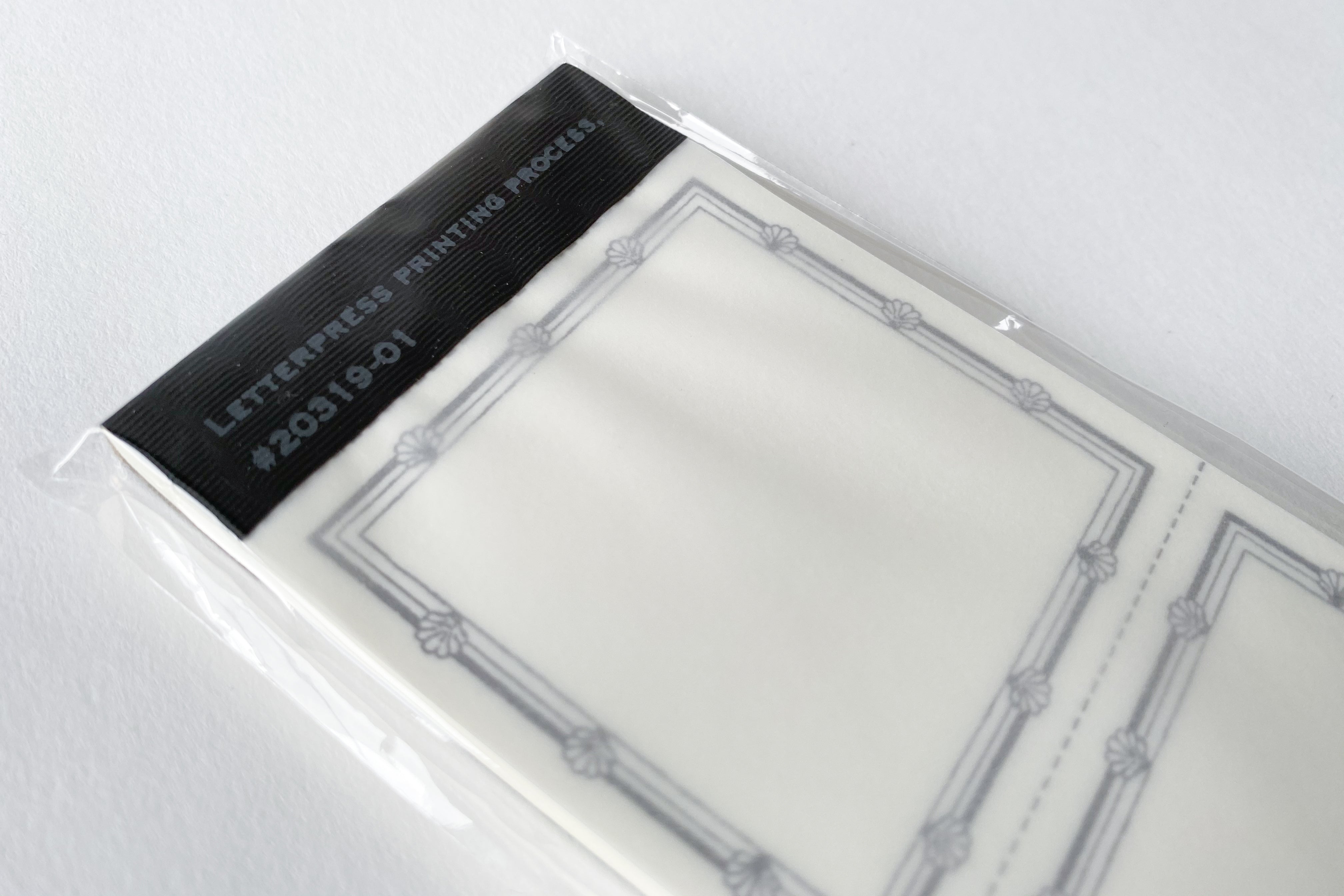 Letterpress Label Book - Brown