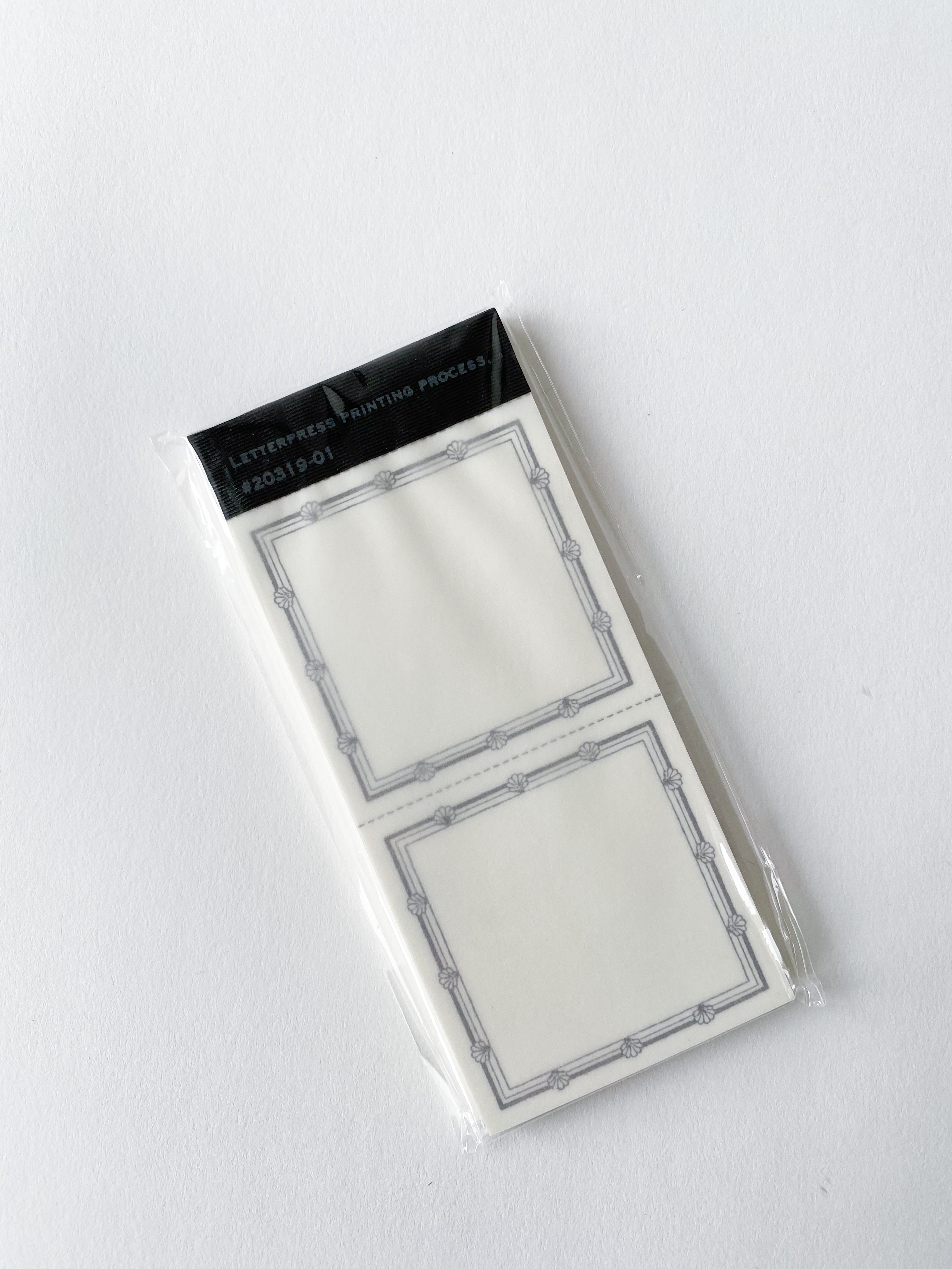 Letterpress Label Book - Brown