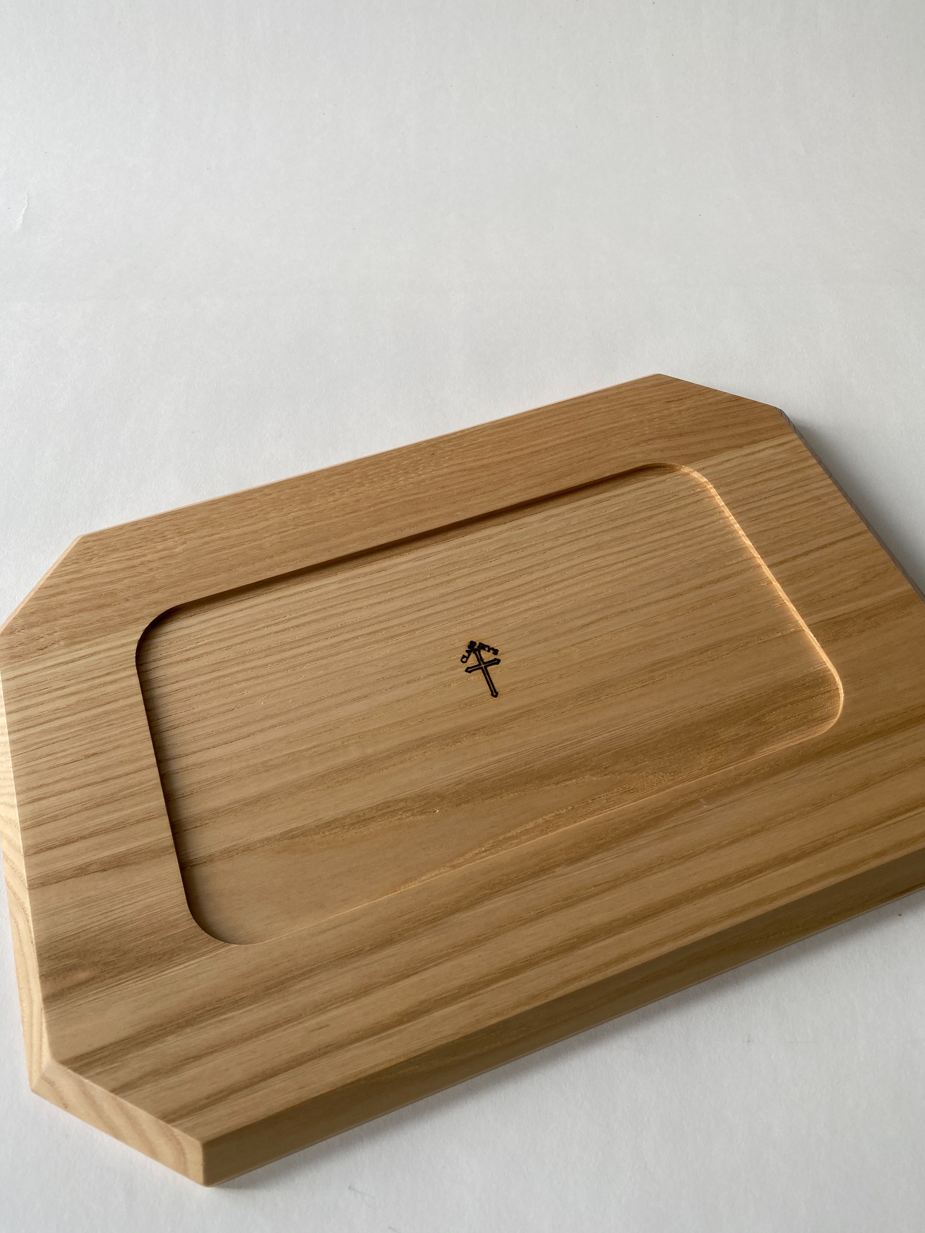 Chestnut Octagon Tray
