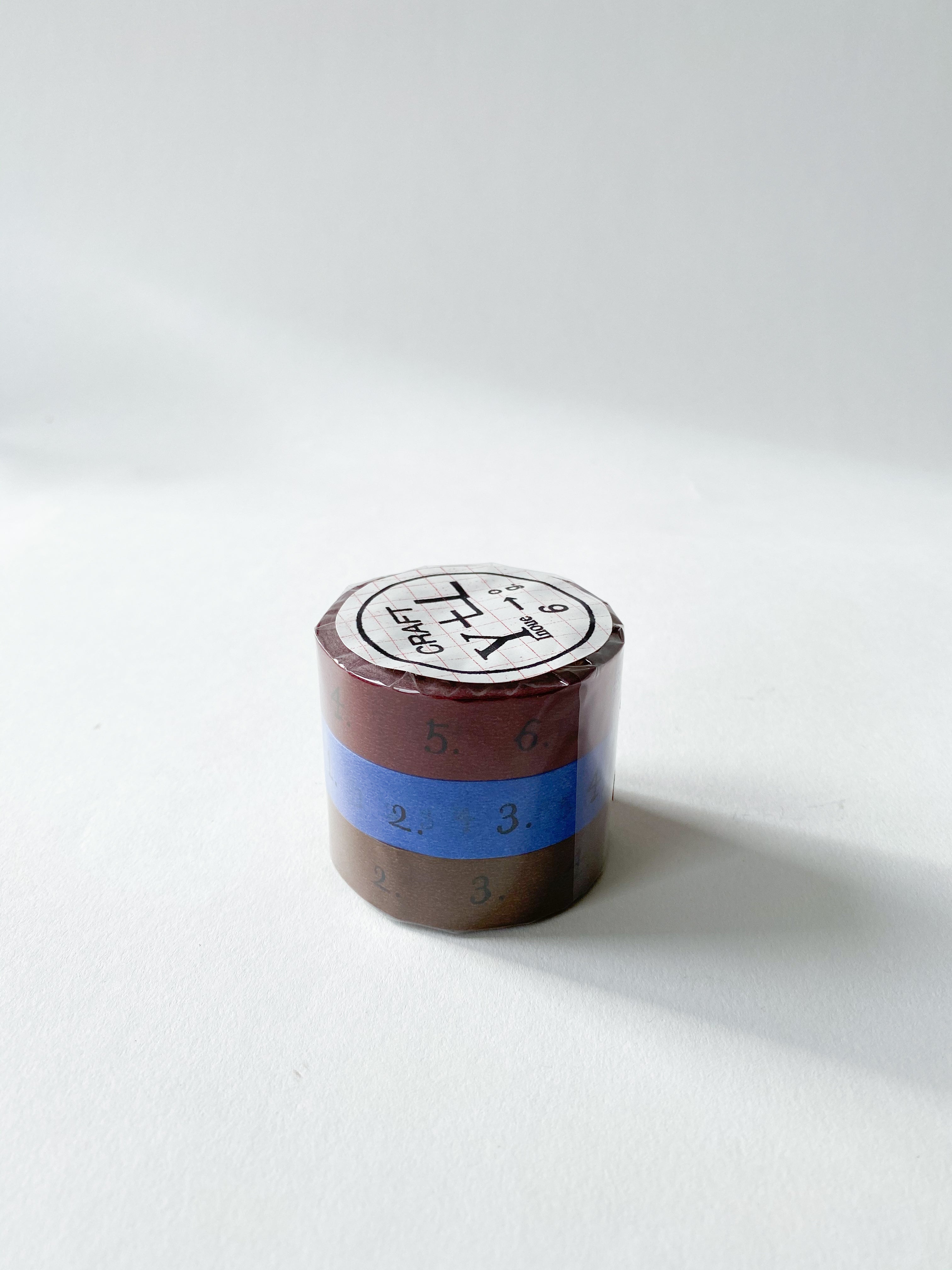 Number Washi Tape - 3 color set