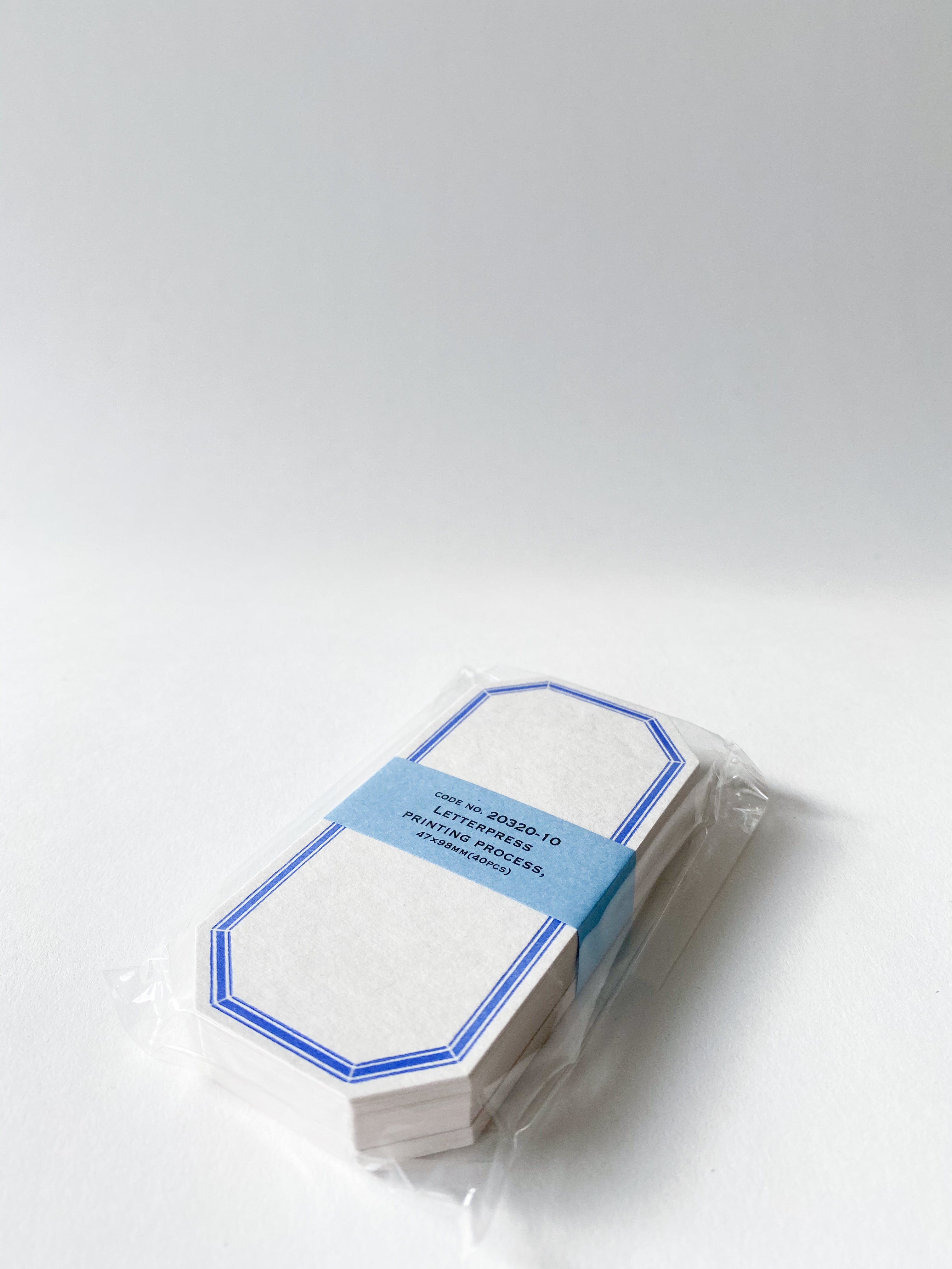 Letterpress Label Card