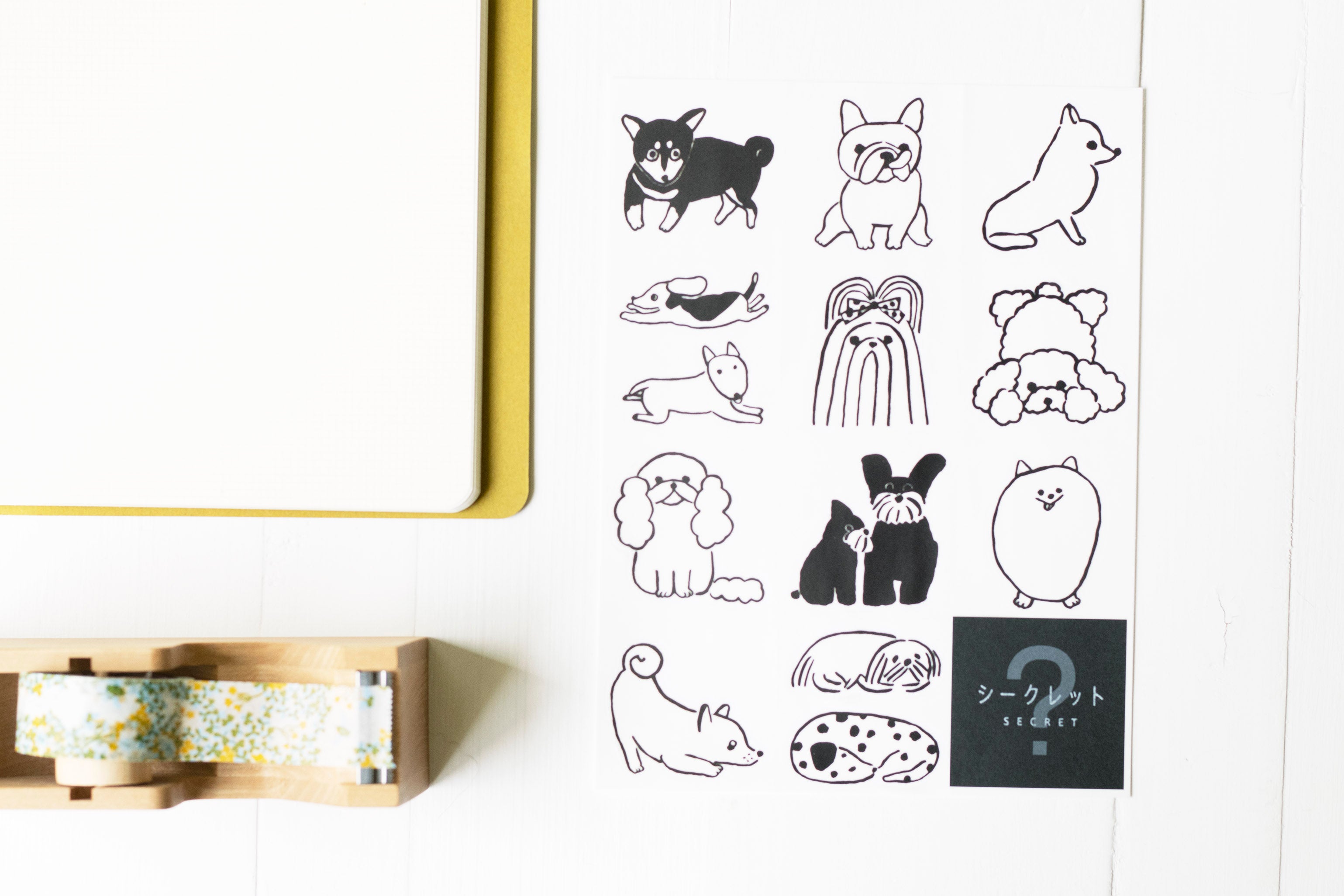 Hitotoki Large Size Stickers - Pets