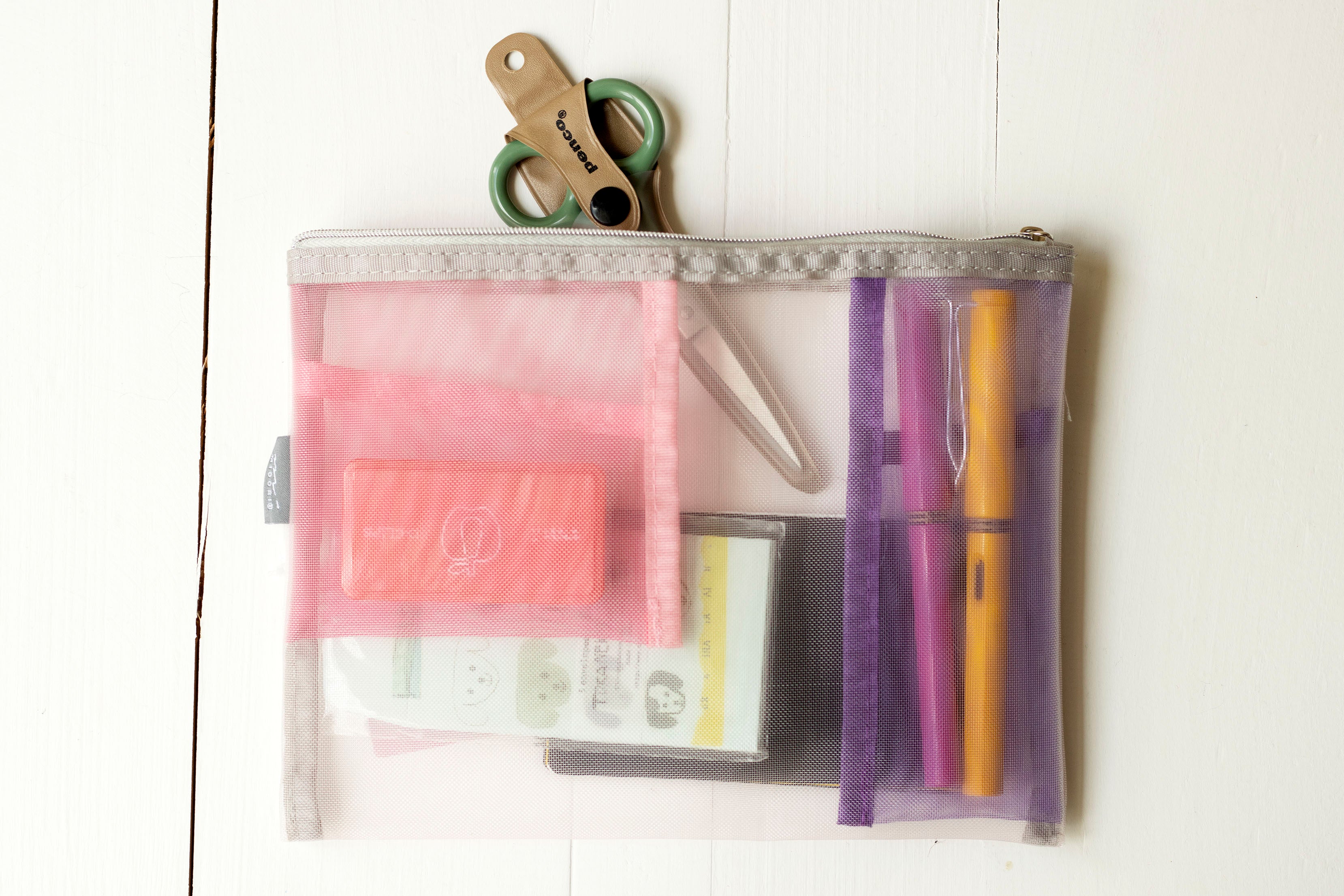 Midori Pen & Tool Mesh Pouch - Large
