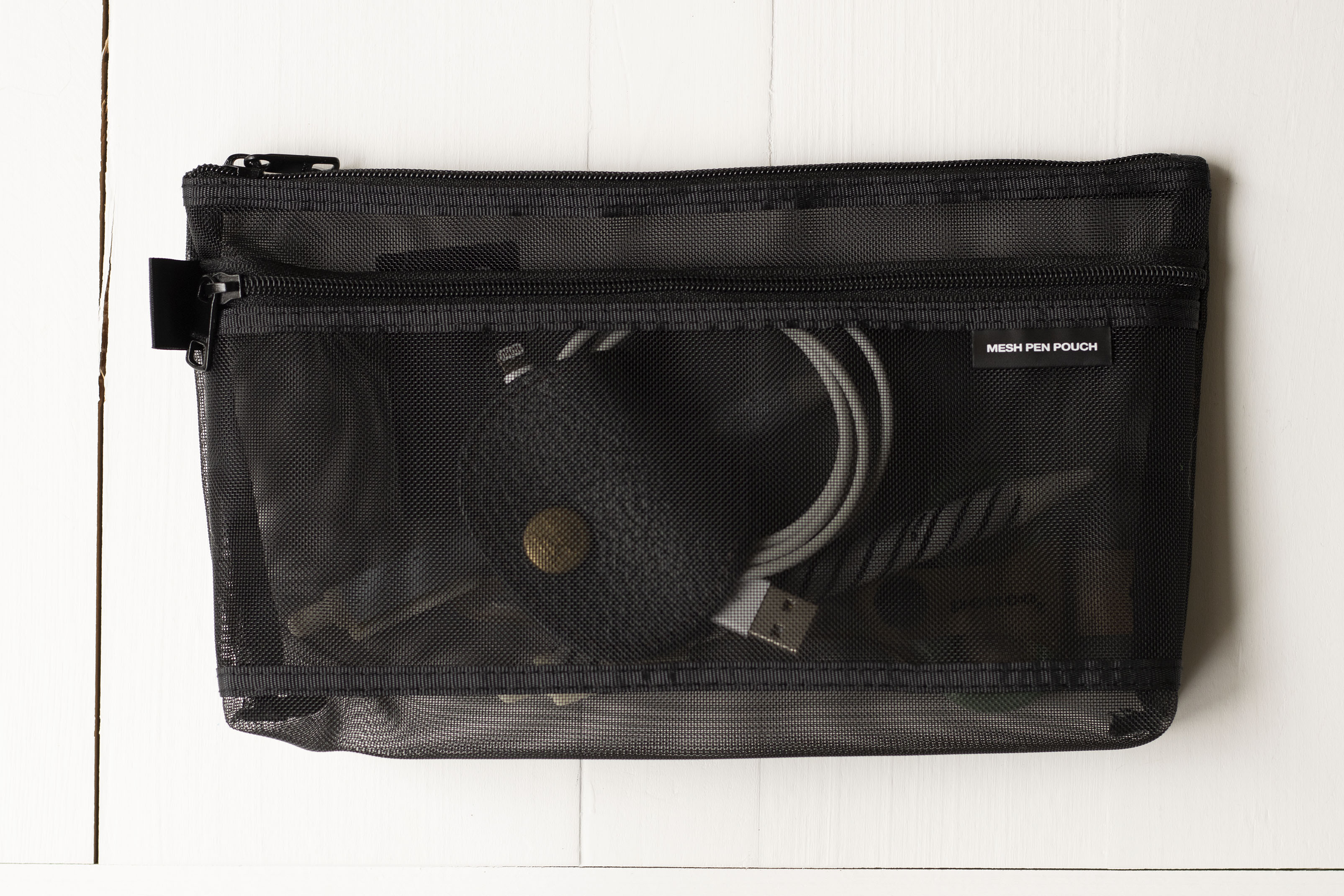 Midori Clear Mesh Pen Pouch