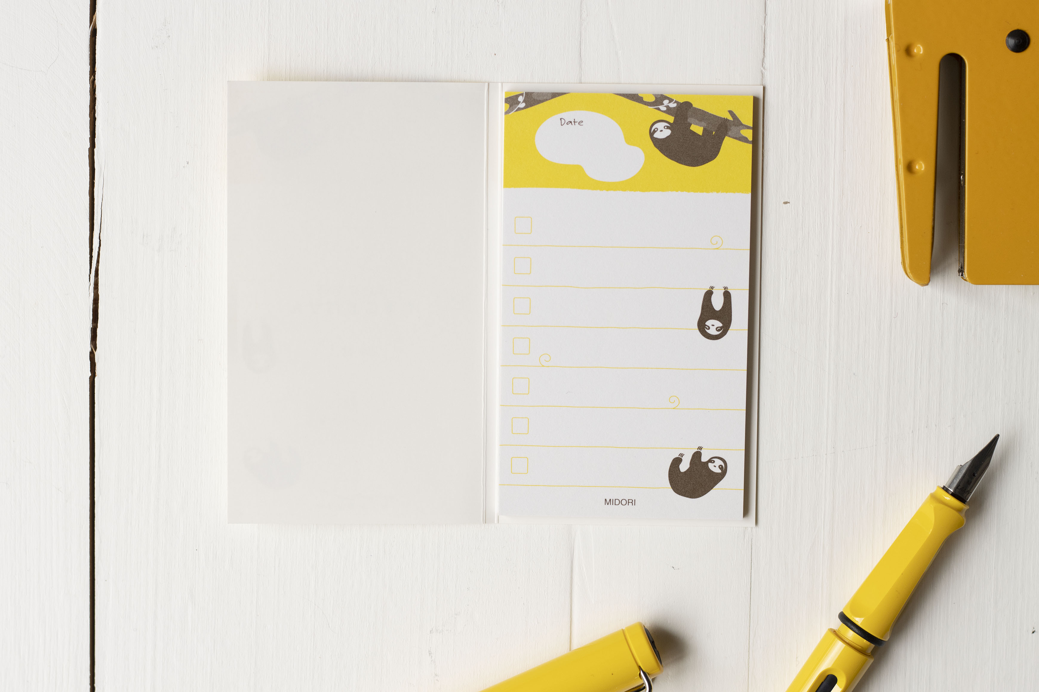 Animal Sticky Memo to Do Pad