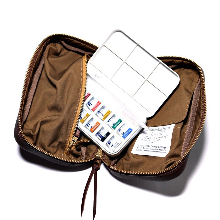 Leather Utility Case - Black