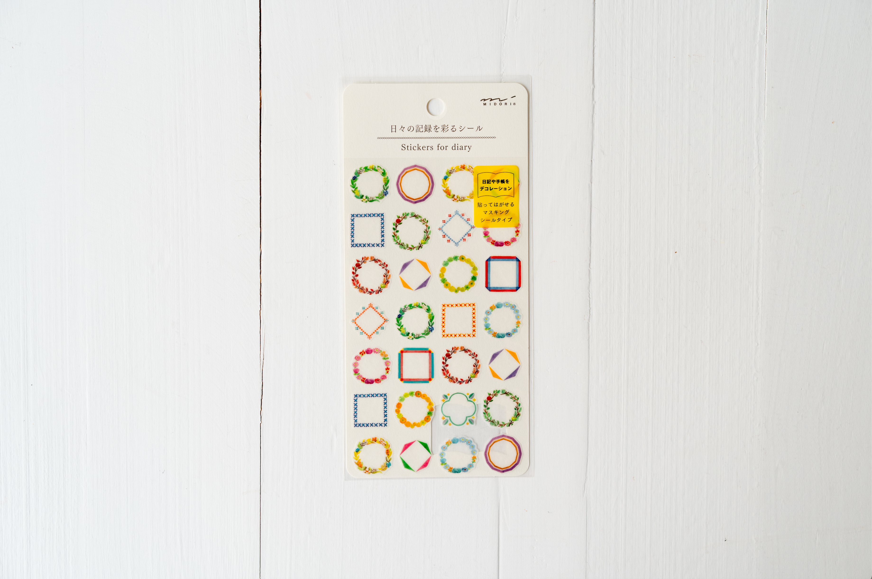 Midori Stickers for Diary Daily Records