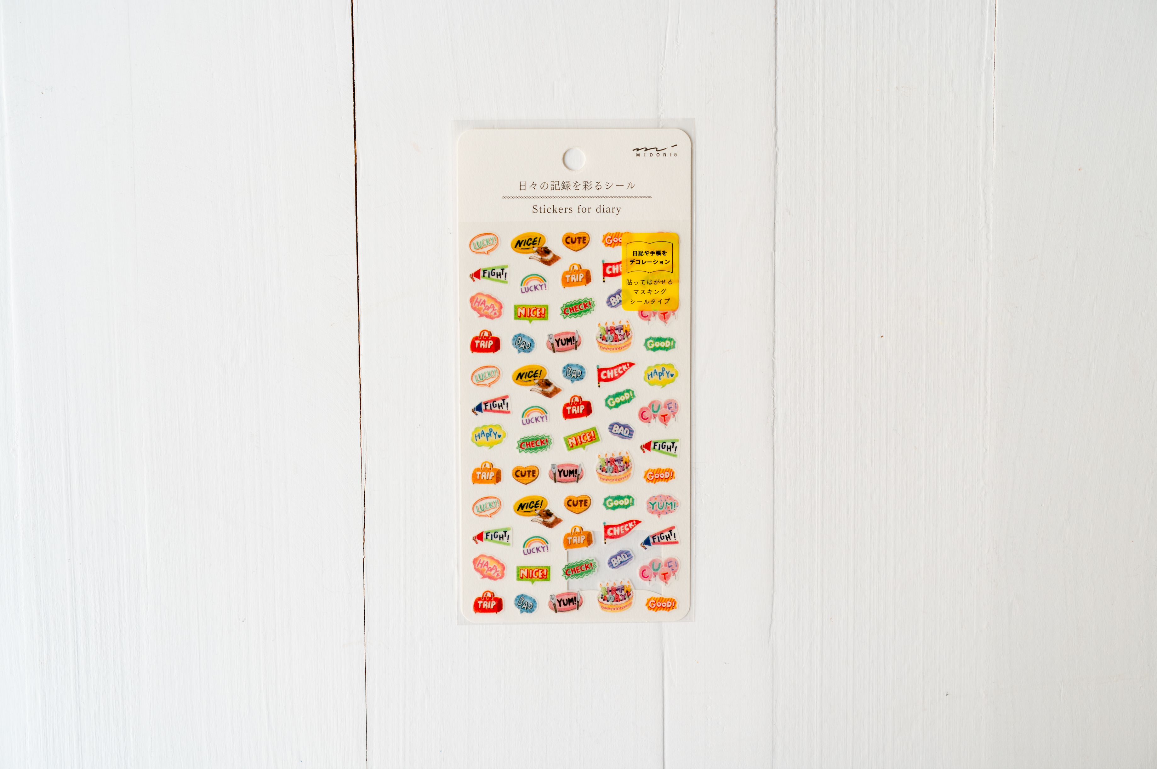 Midori Stickers for Diary Daily Records