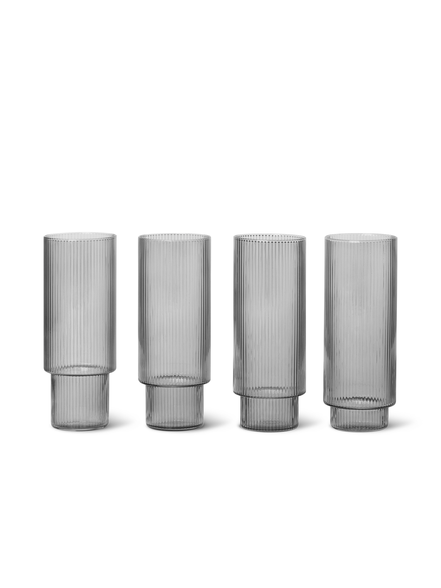 Ripple Long Glasses - Set of 4