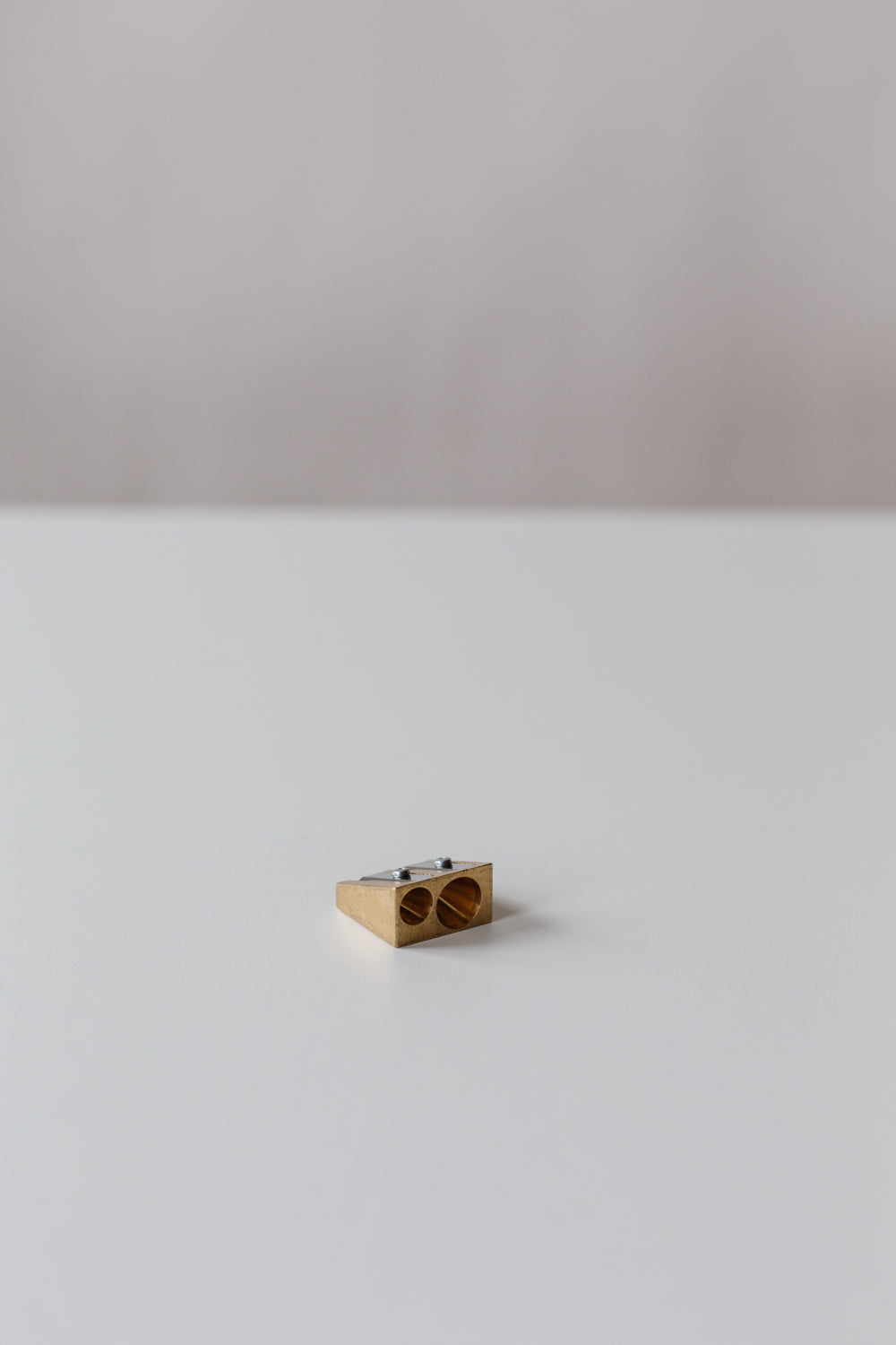 Double Wedge Brass Sharpener