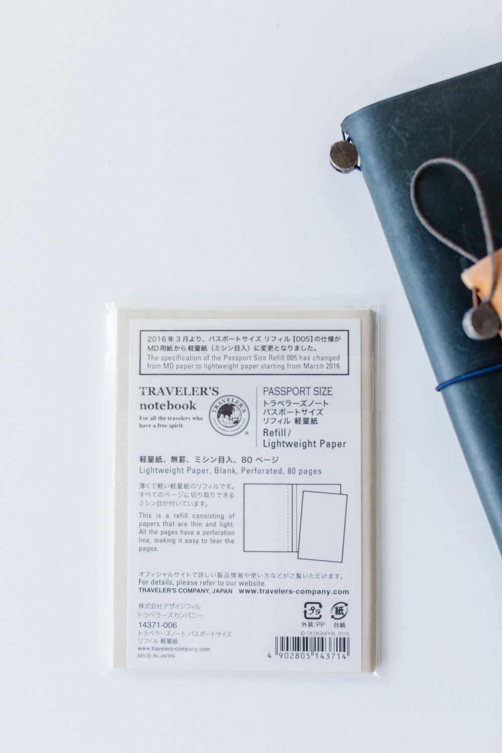 005 Lightweight Paper - Passport Size Refill