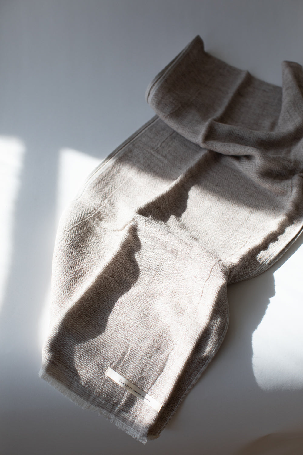 Herringbone Weaving Gauze Towel Muffler