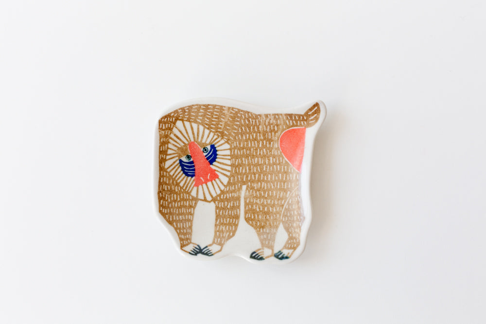 KATA KATA Small Dish - Brown Mandrill