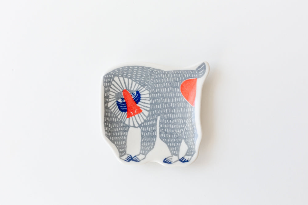 KATA KATA Small Dish - Gray Mandrill