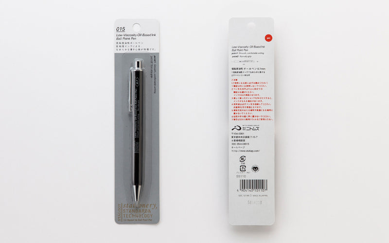 Low-Oiled Ball Point Pen 0.7mm
