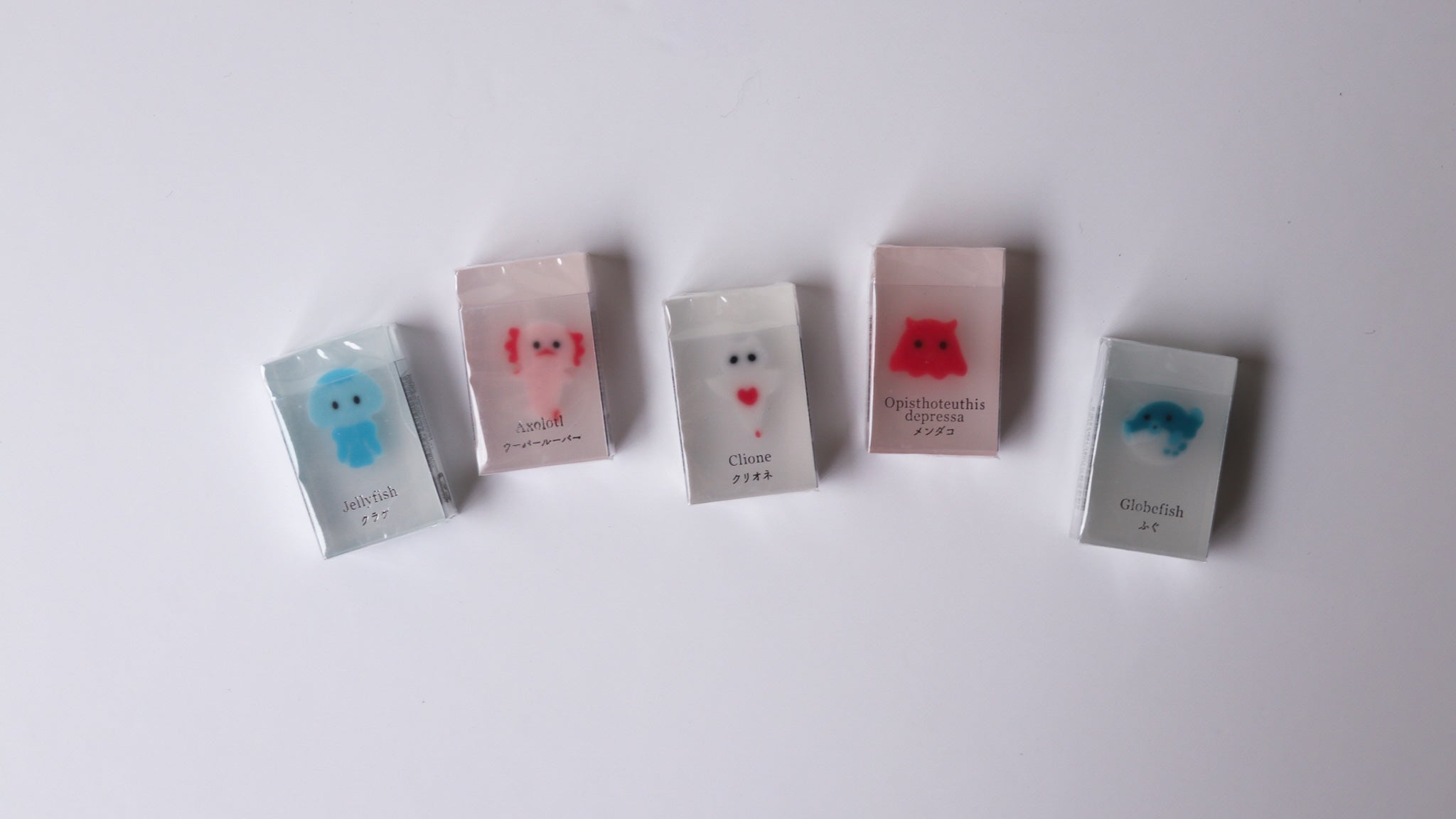 Frozen Sea Animal Erasers - Small