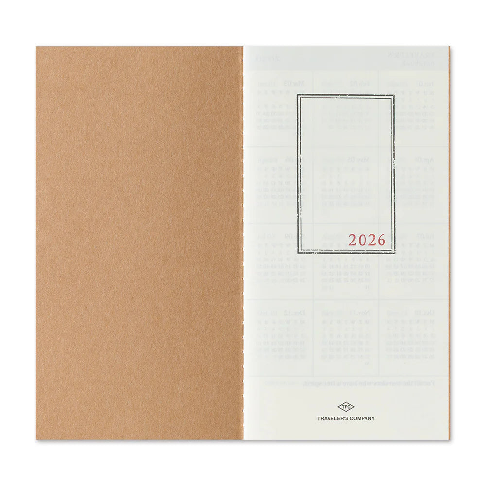 2026 MONTHLY REFILL - REGULAR SIZE