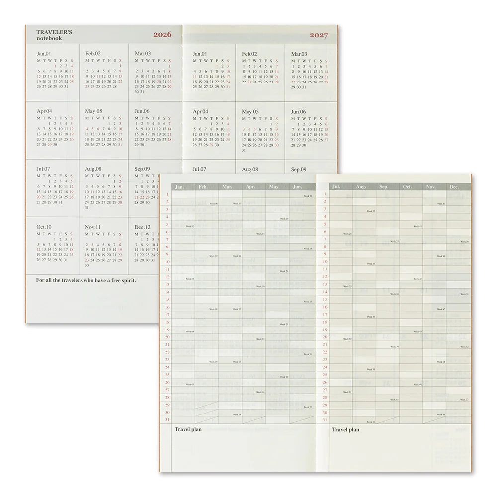 2026 MONTHLY REFILL - REGULAR SIZE