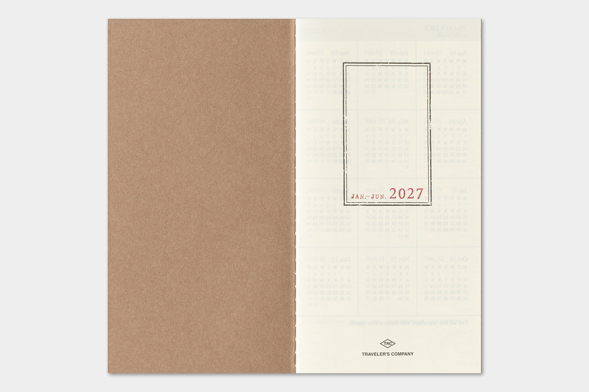 2027 WEEKLY VERTICAL REFILL - REGULAR SIZE