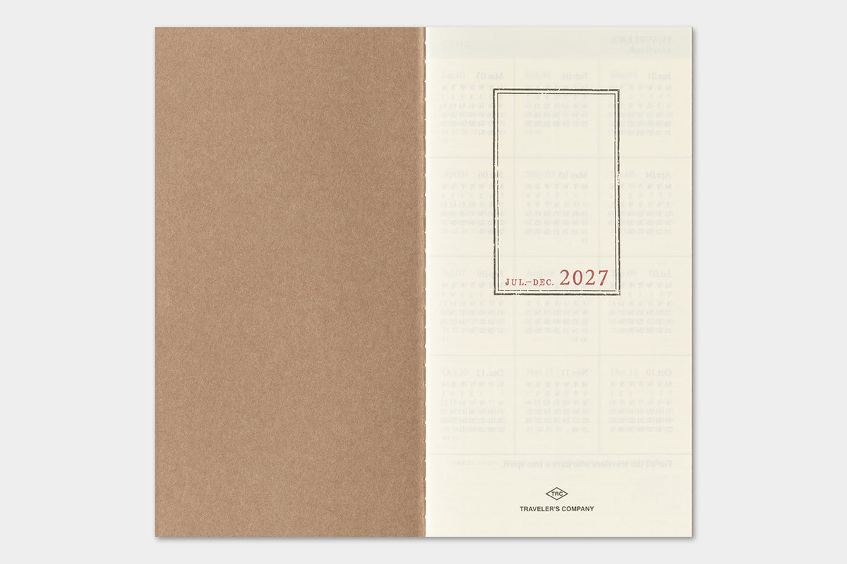 2027 WEEKLY VERTICAL REFILL - REGULAR SIZE