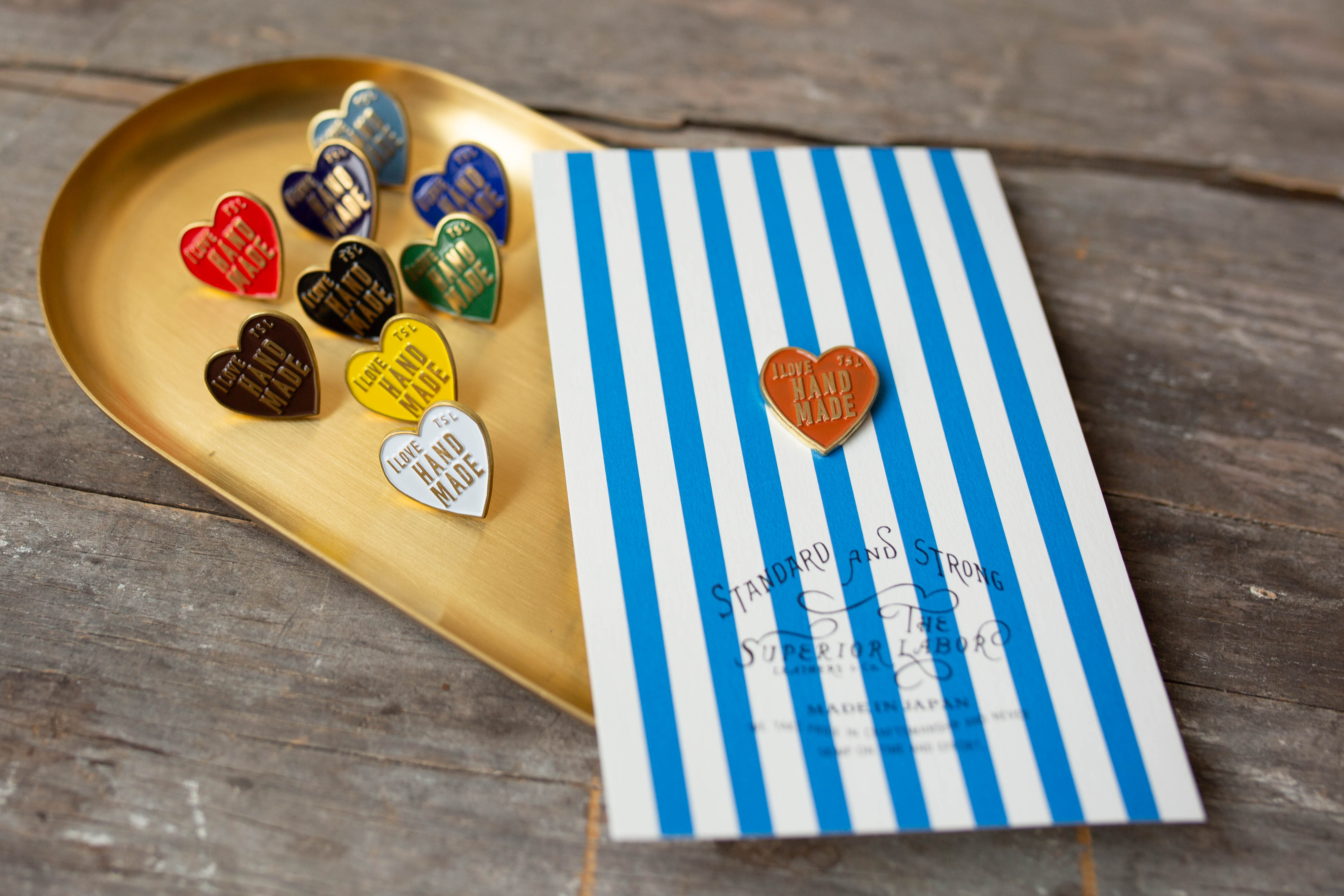 Heart Logo Pins