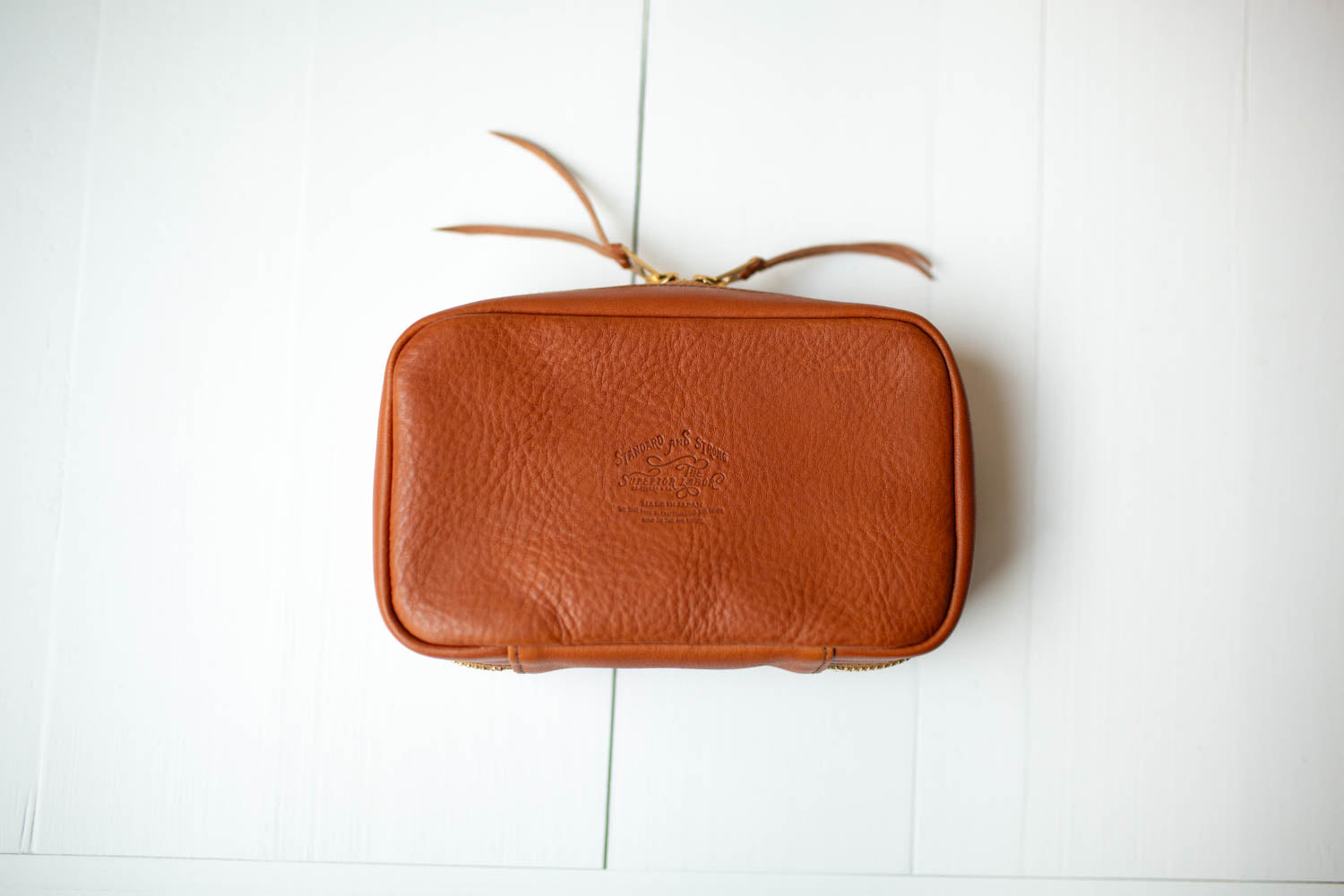 Leather Utility Case - Light Brown