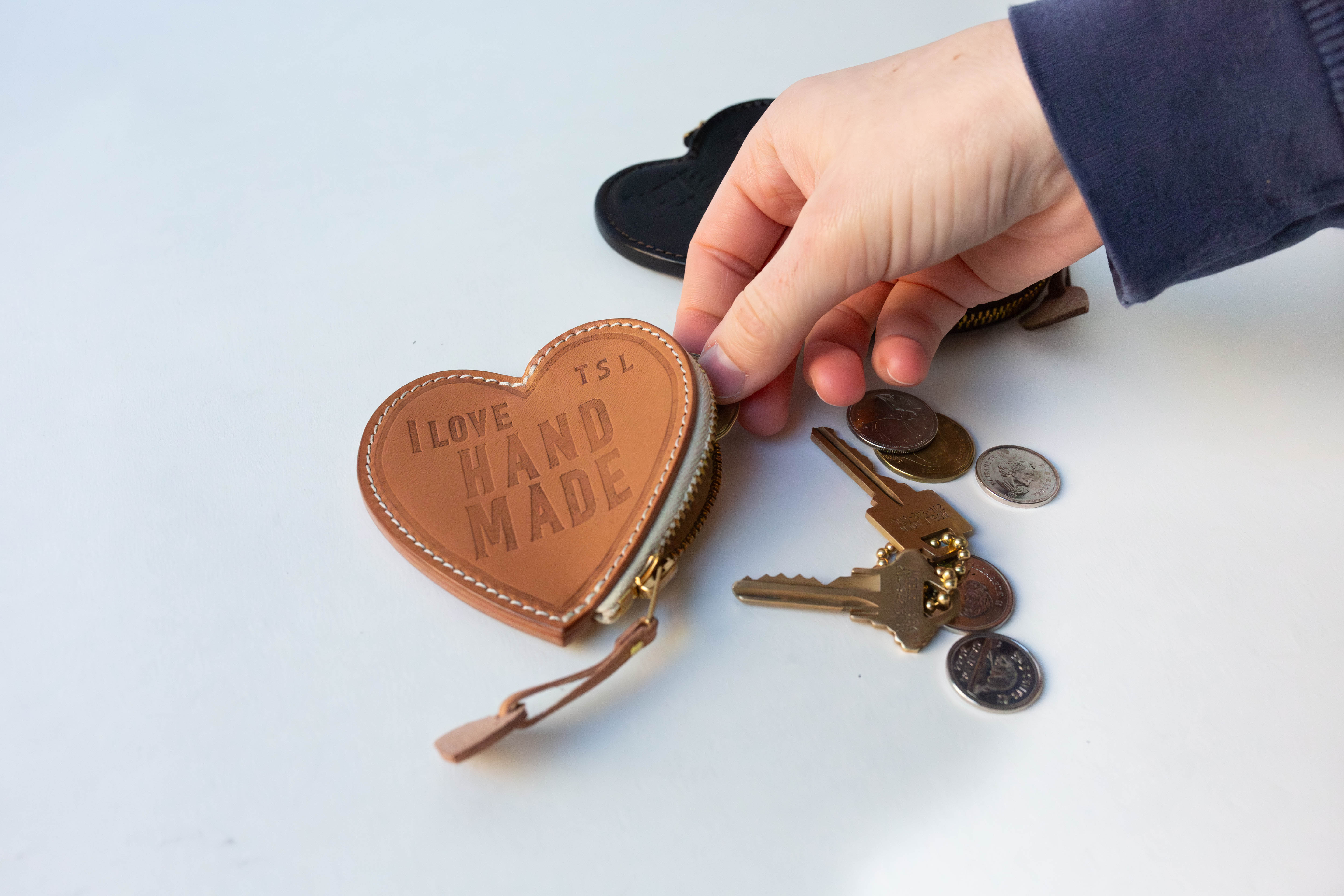 I LOVE HANDMADE Coin Case