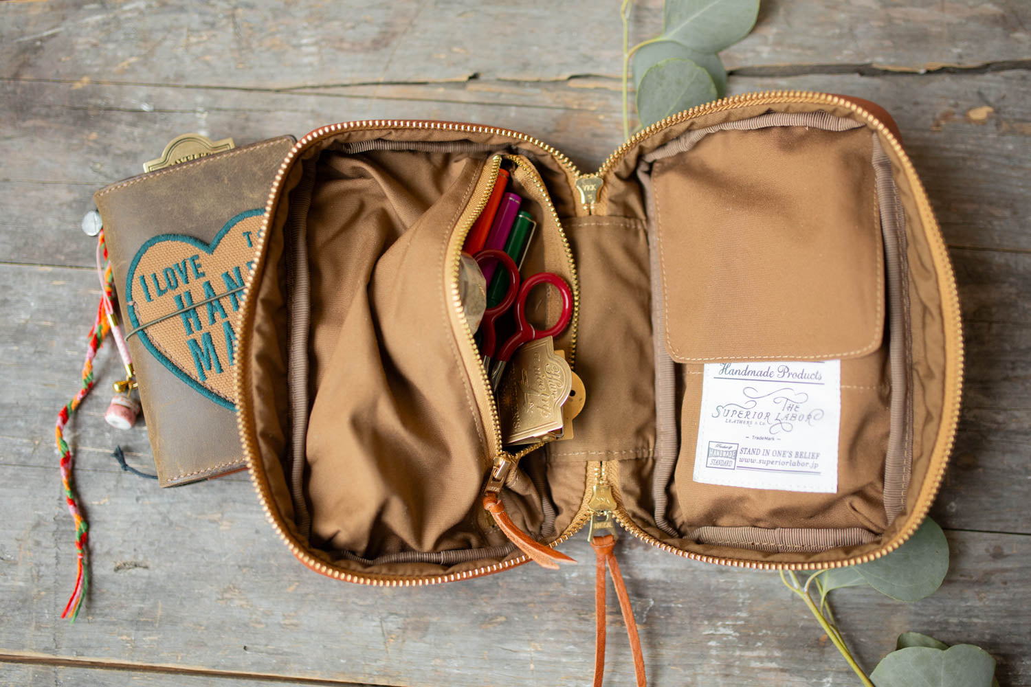 Leather Utility Case - Natural