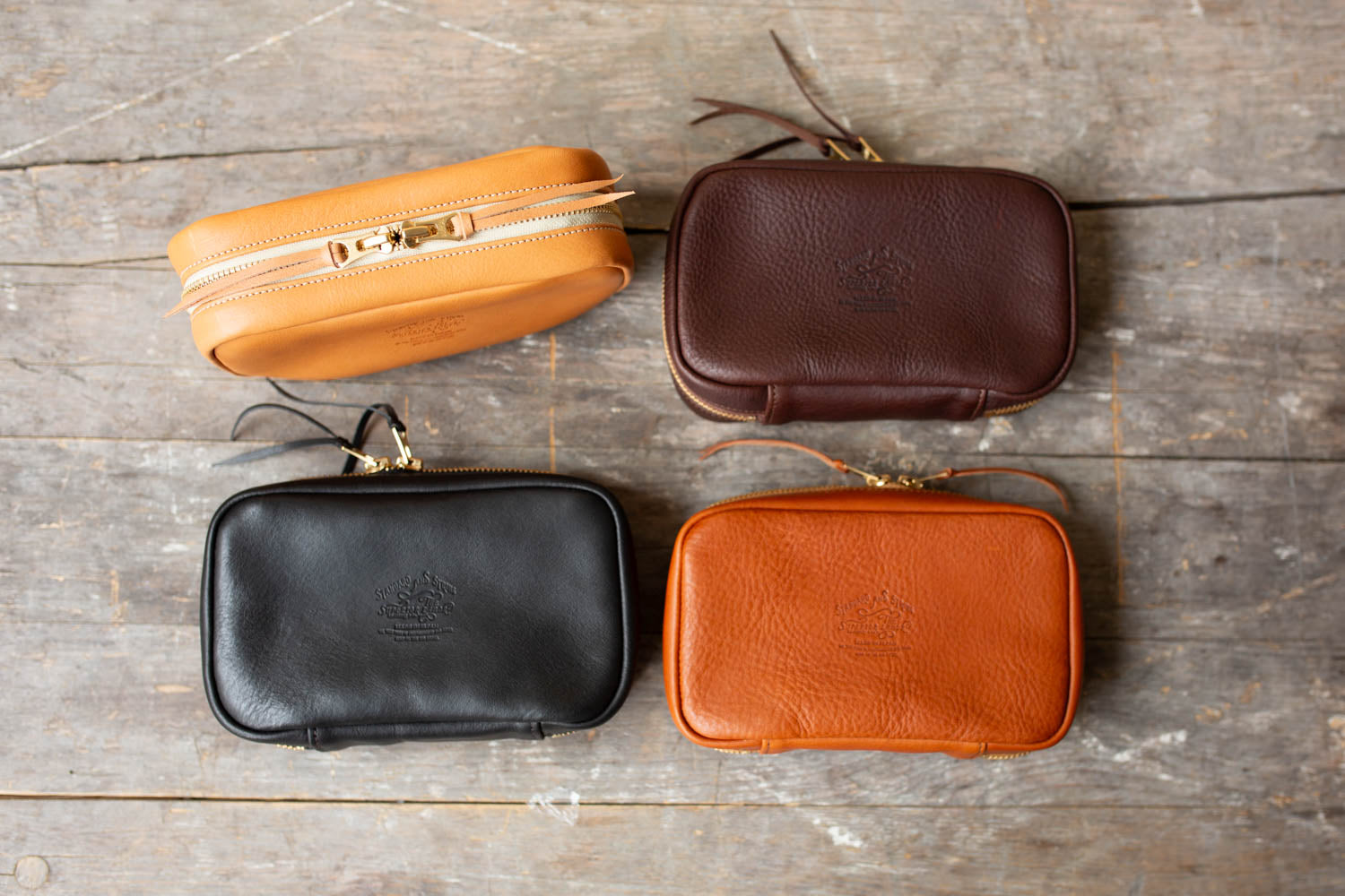 Leather Utility Case - Light Brown