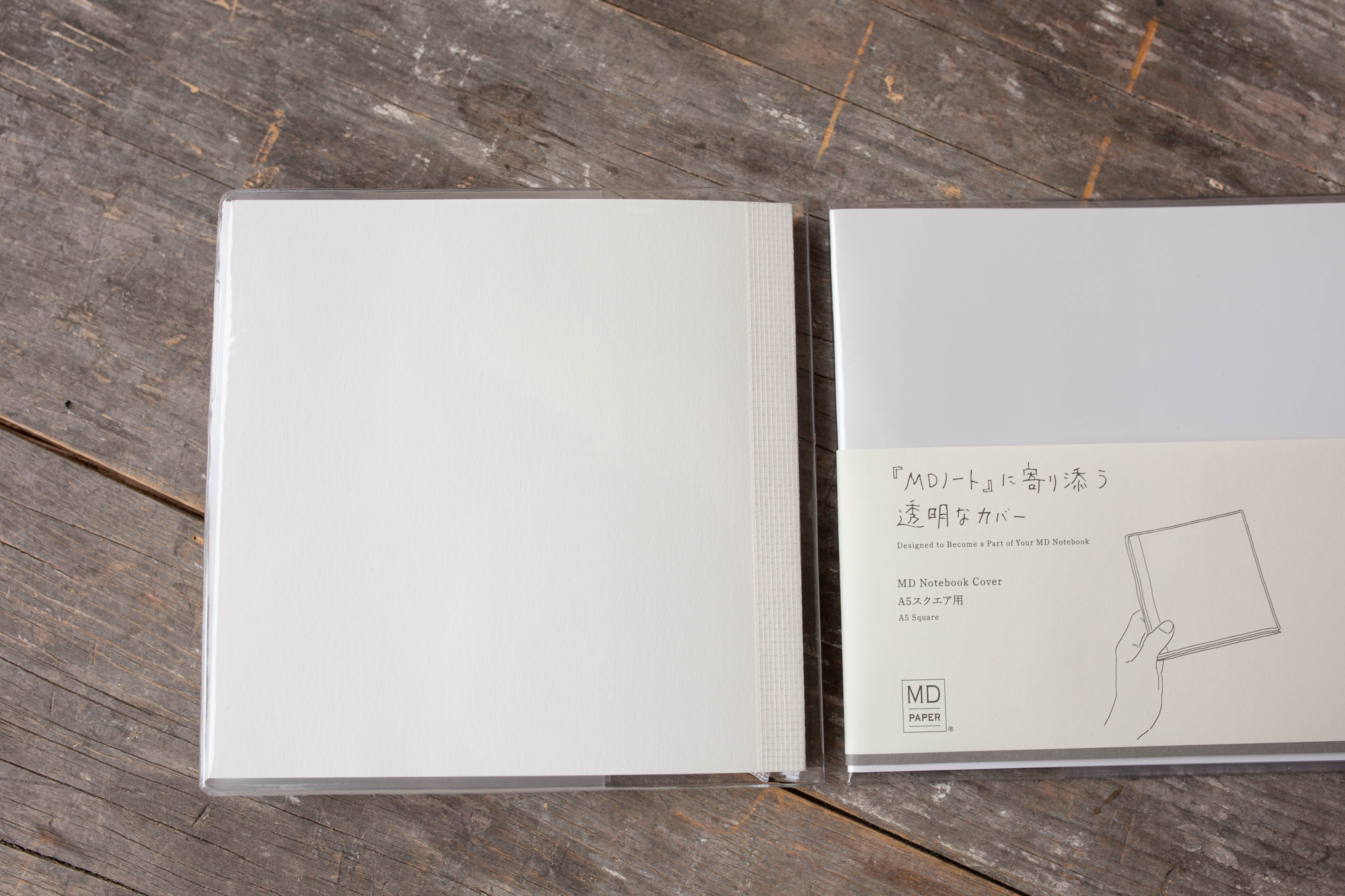 Clear Cover for MD Notebook (A5 Square)