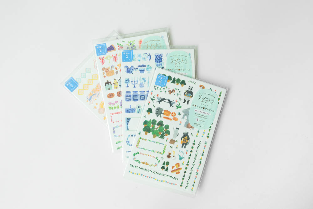 Yuru Log Stickers - 2 Sheets