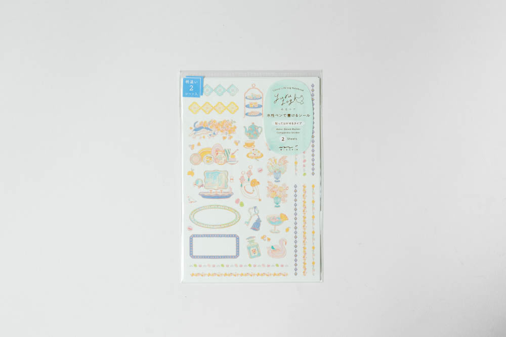 Yuru Log Stickers - 2 Sheets