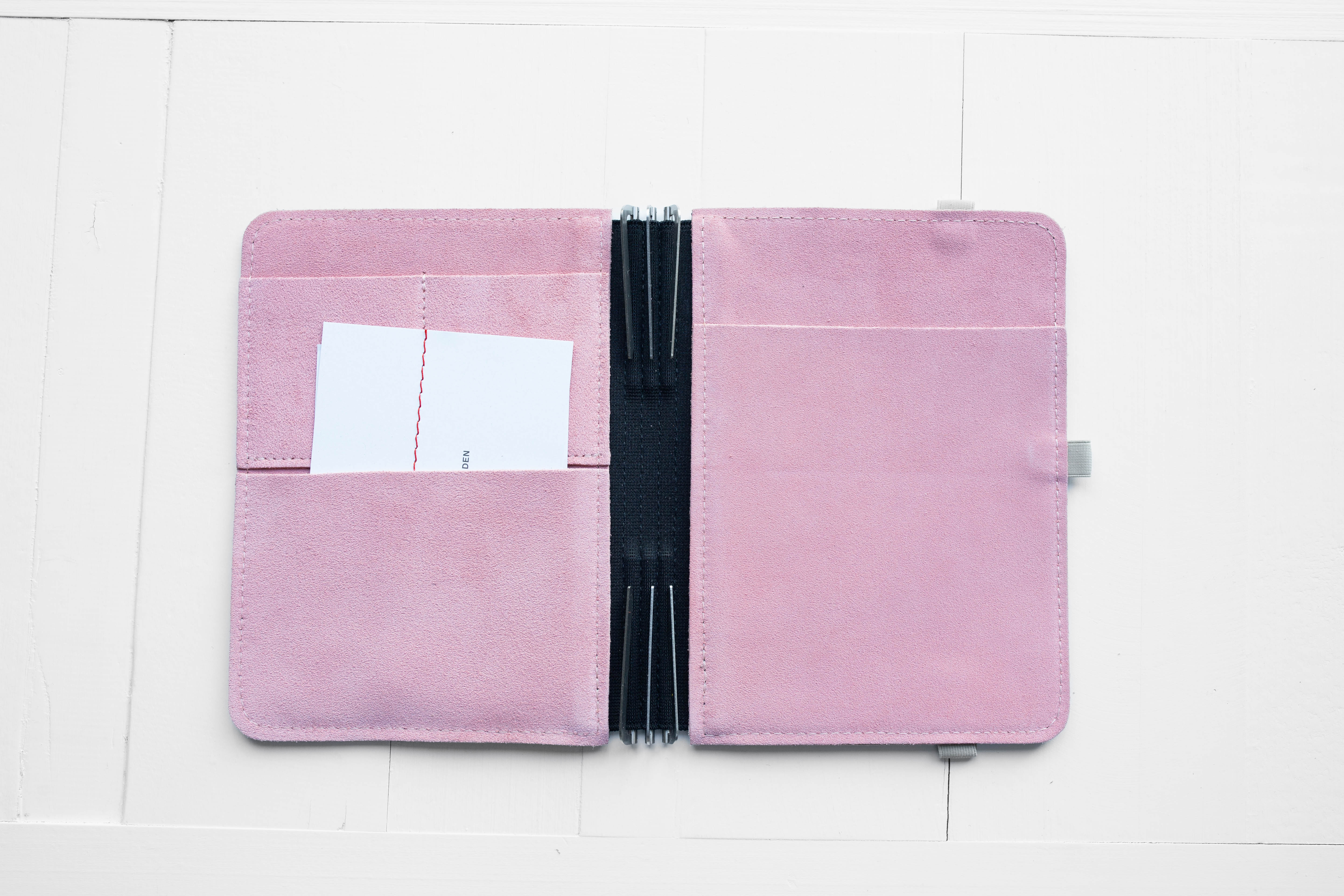 Taschenbegleiter LTD_033 - A5 Medium (Black/Rose/Beige)